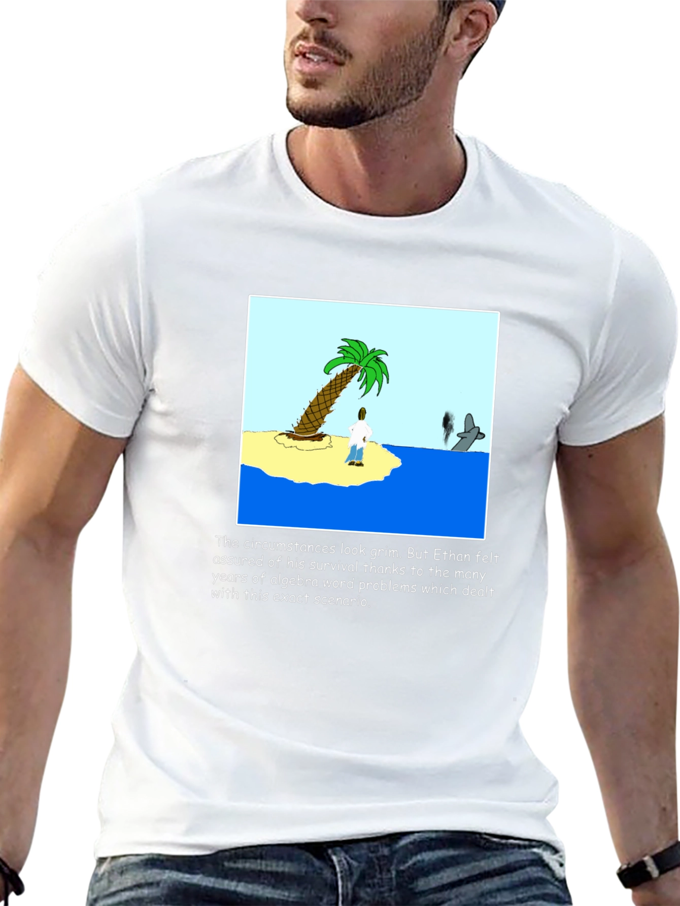 Algebra Survival T-Shirt: Ethans Grim Circumstance