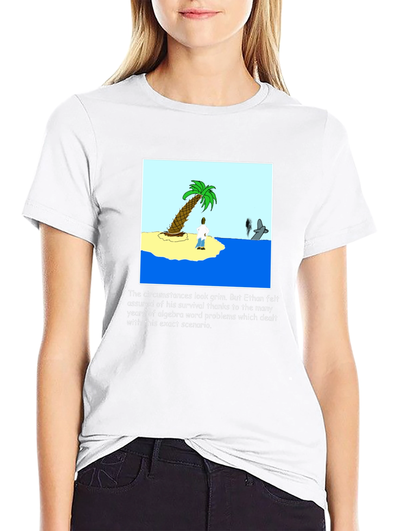 Algebra Survival T-Shirt: Ethans Grim Circumstance