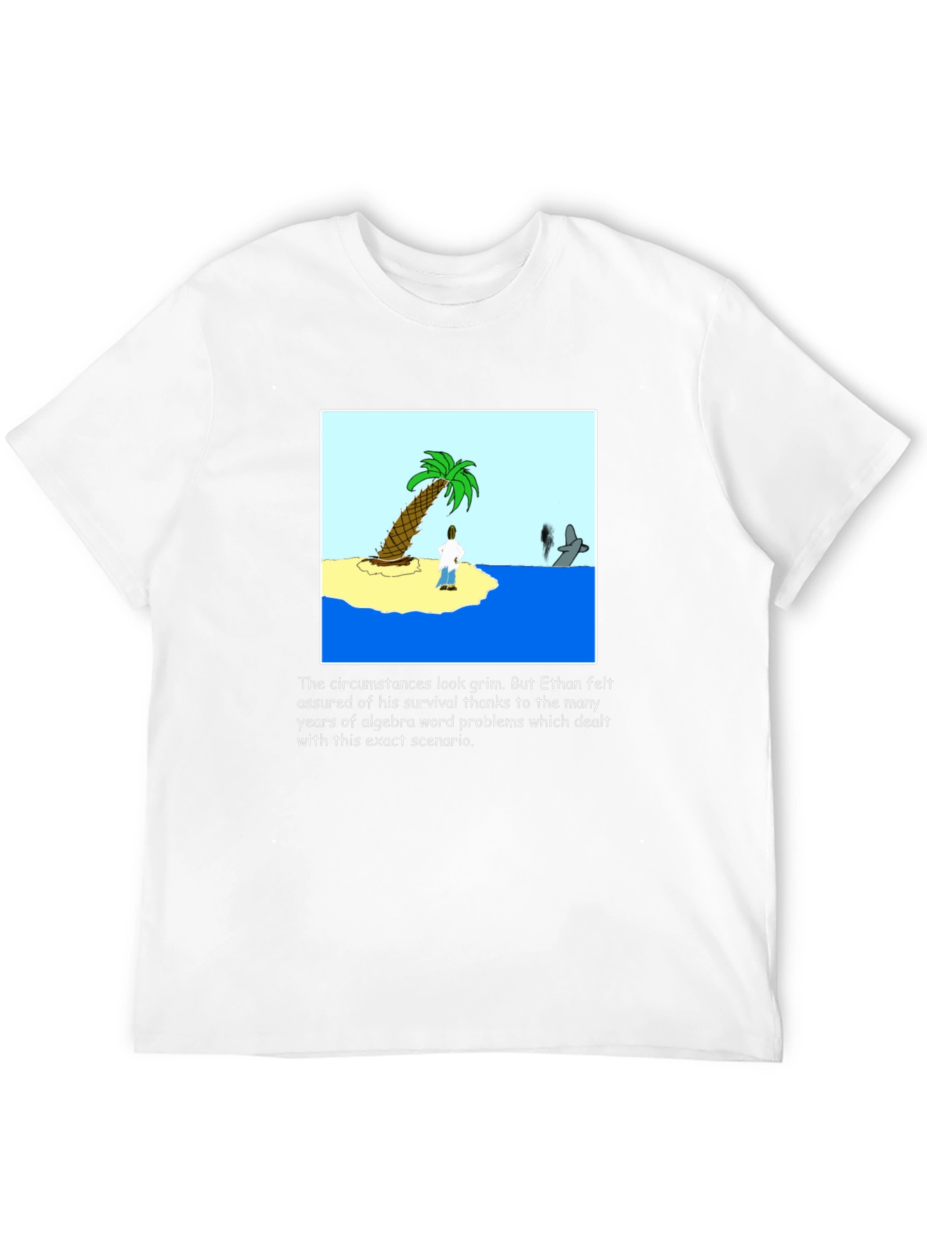 Algebra Survival T-Shirt: Ethans Grim Circumstance