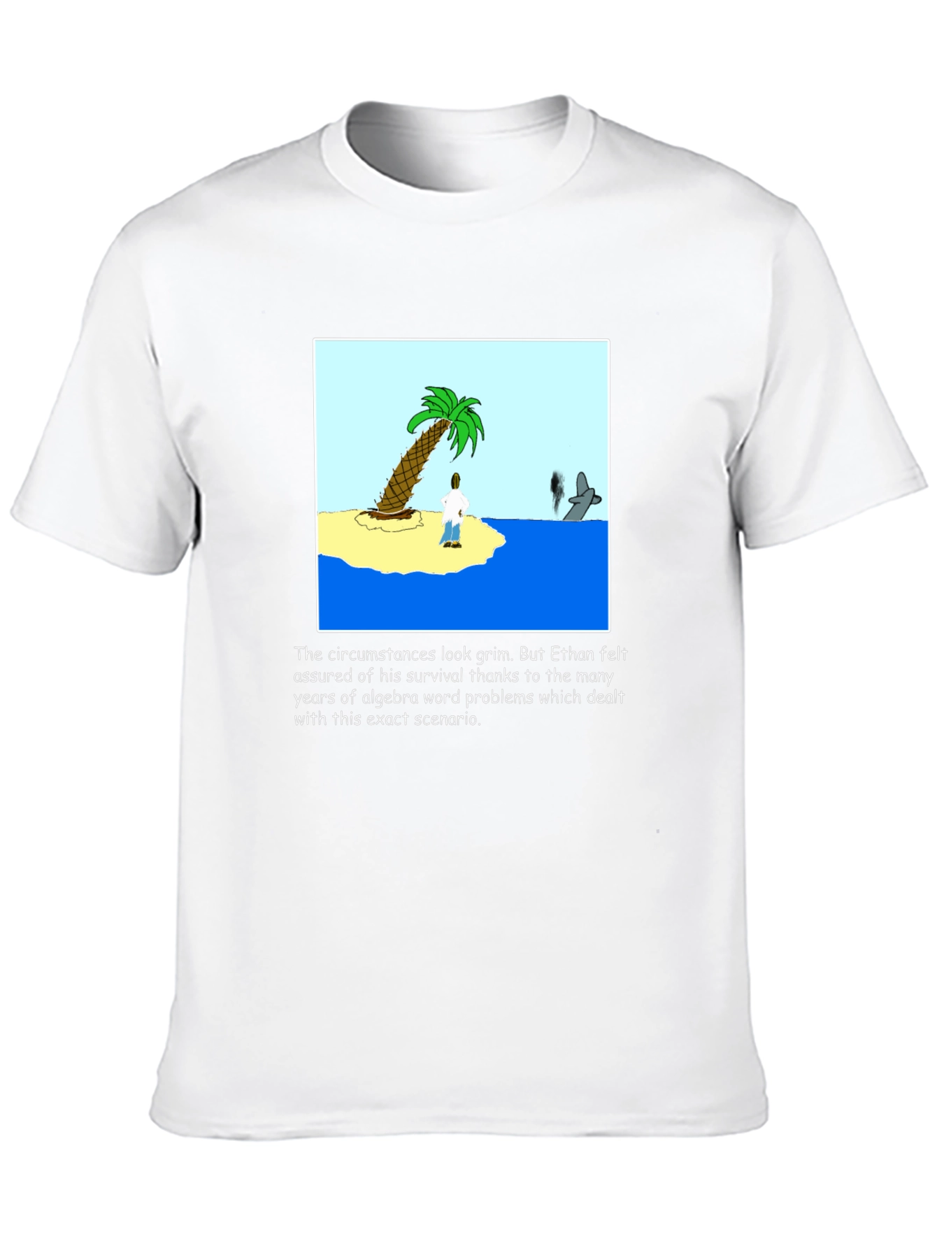 Algebra Survival T-Shirt: Ethans Grim Circumstance