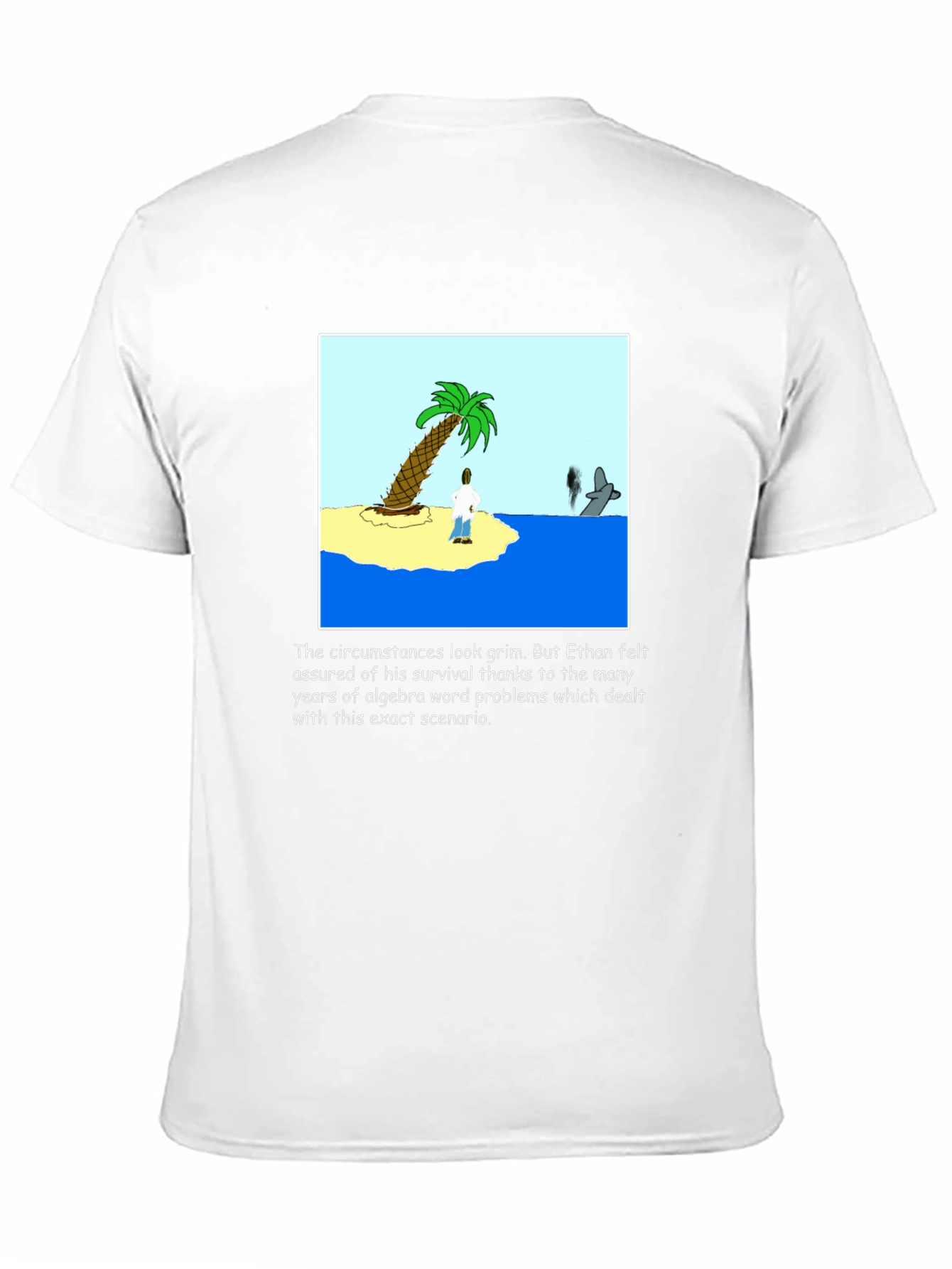 Algebra Survival T-Shirt: Ethans Grim Circumstance
