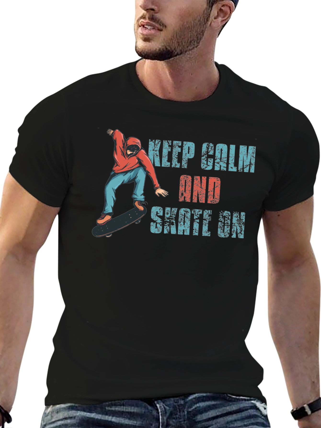 Keep Calm and Skate On T-Shirt
