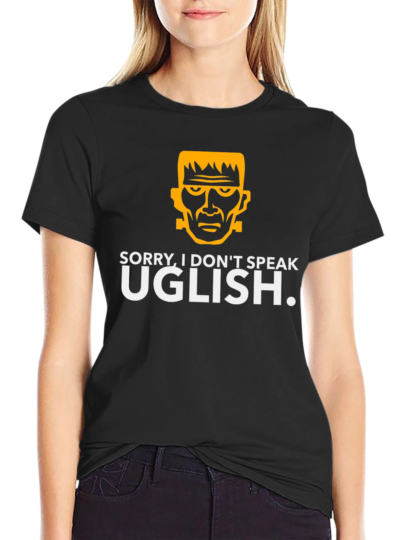 UGLISH T-Shirt - Funny Halloween Monster Tee