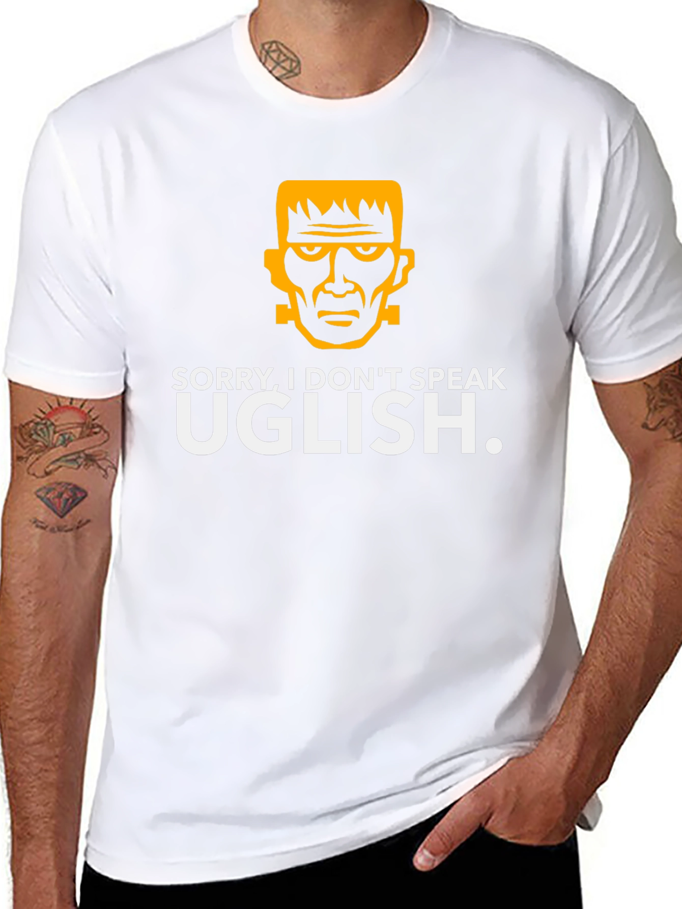 UGLISH T-Shirt - Funny Halloween Monster Tee