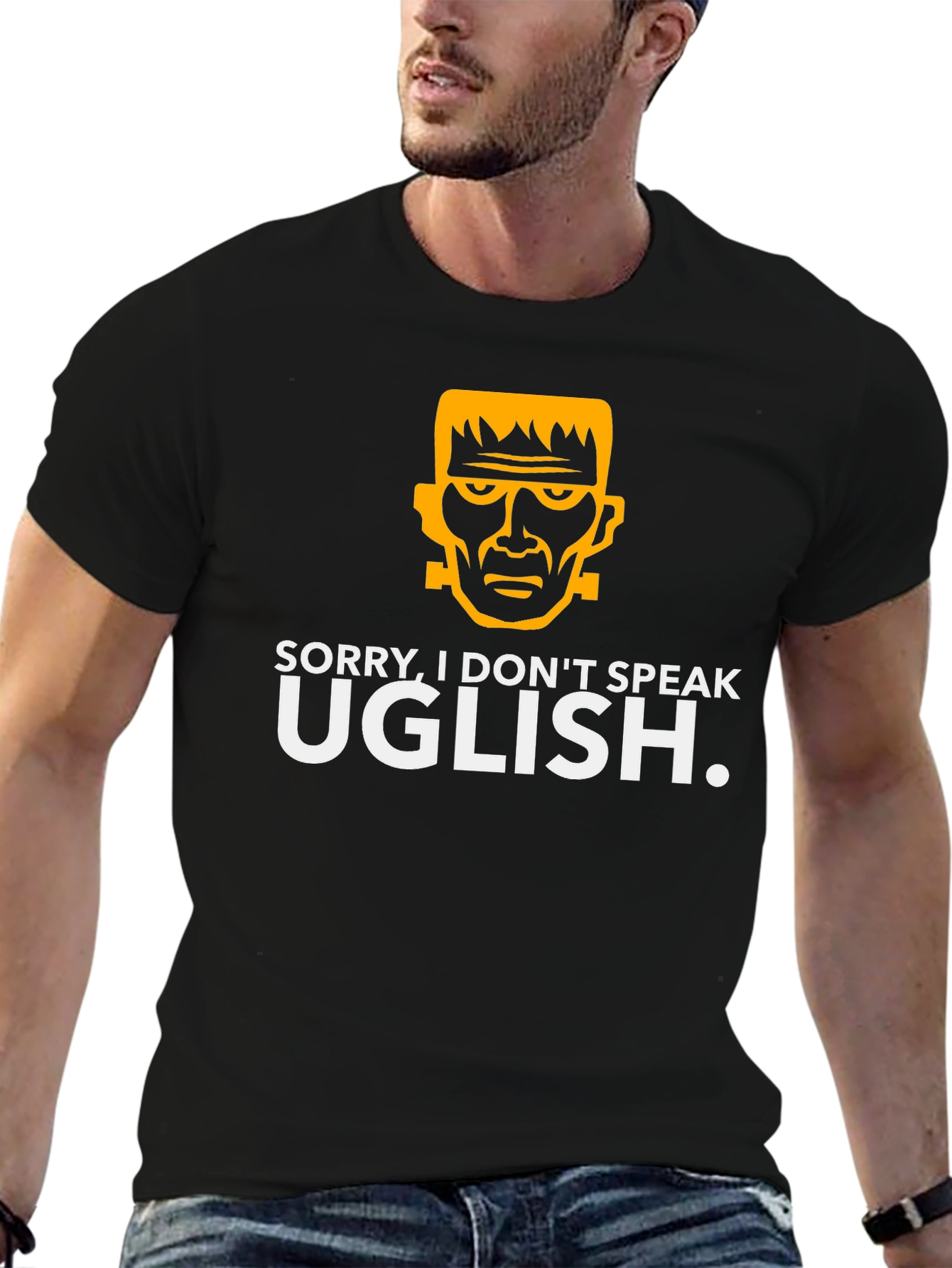 UGLISH T-Shirt - Funny Halloween Monster Tee