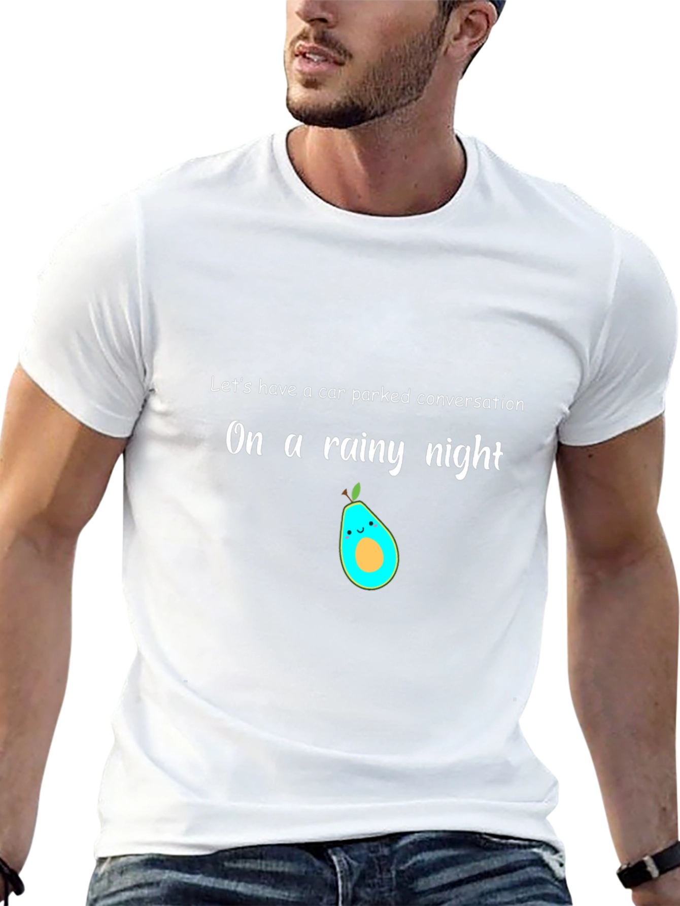 Rainy Night Avocado T-Shirt