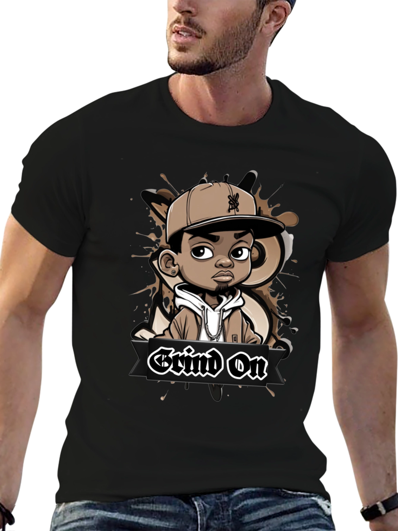Grind On Graphic Tee - Cool Urban Style