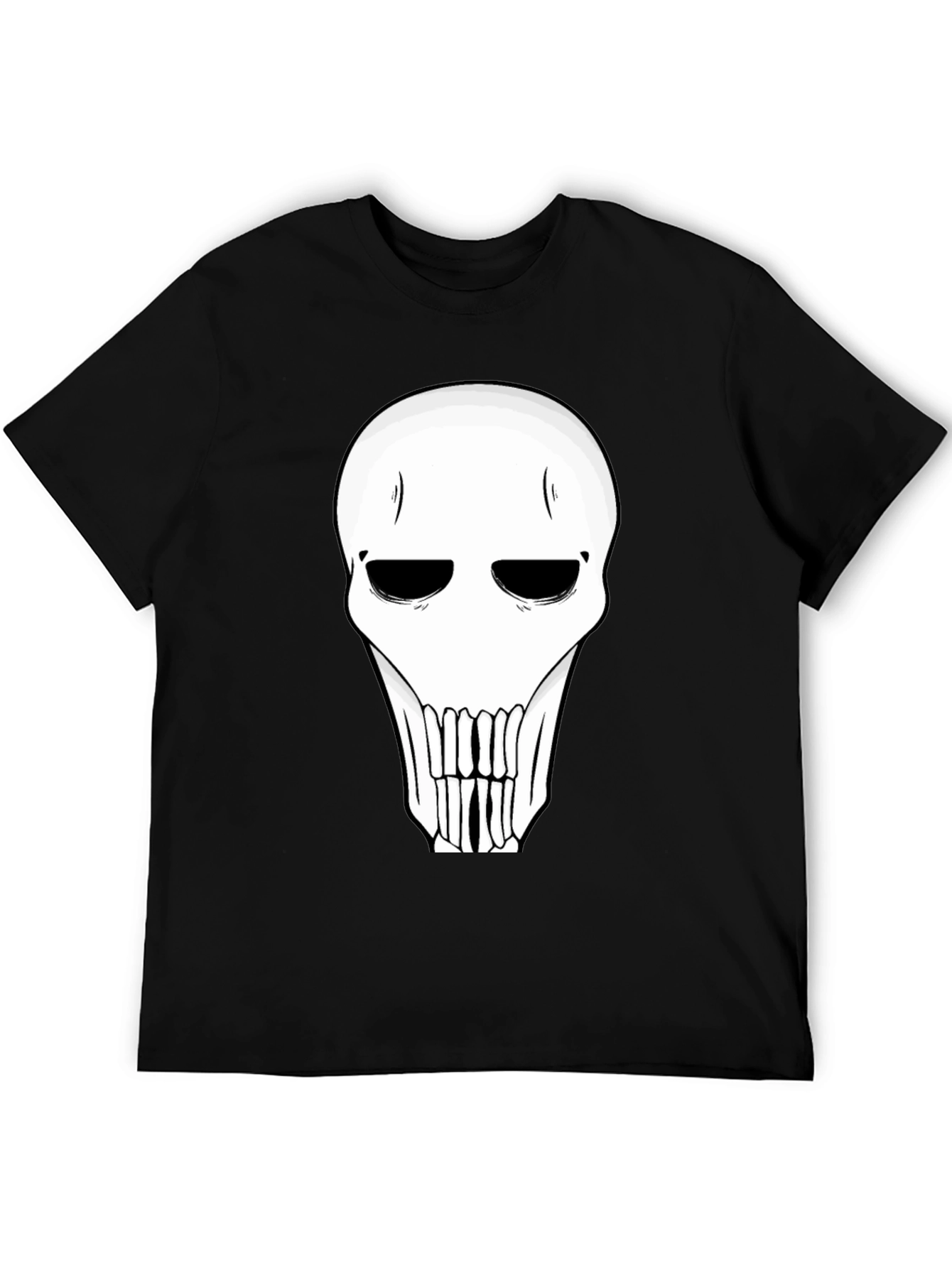 Skull Graphic Black T-Shirt for Men