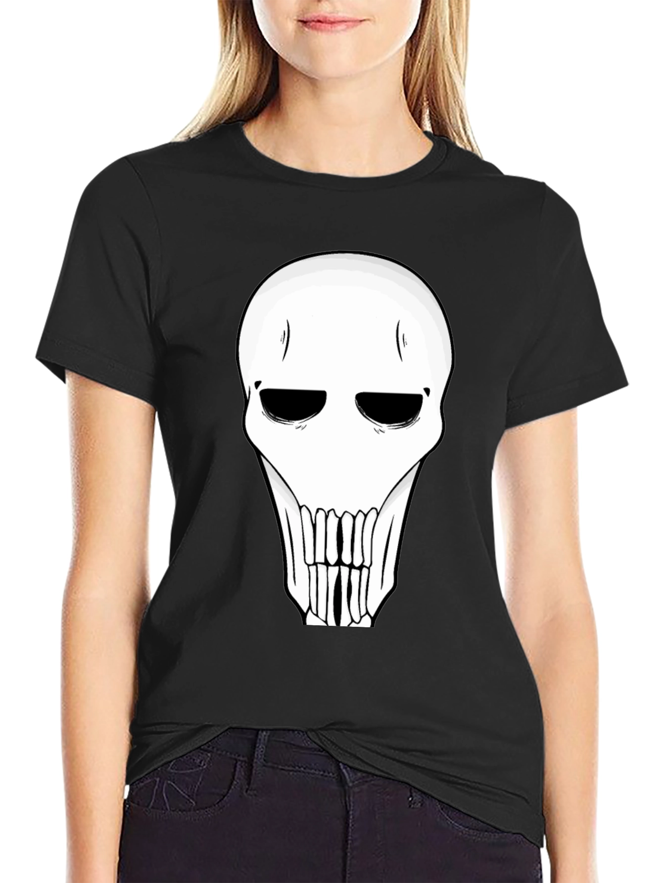 Skull Graphic Black T-Shirt for Men