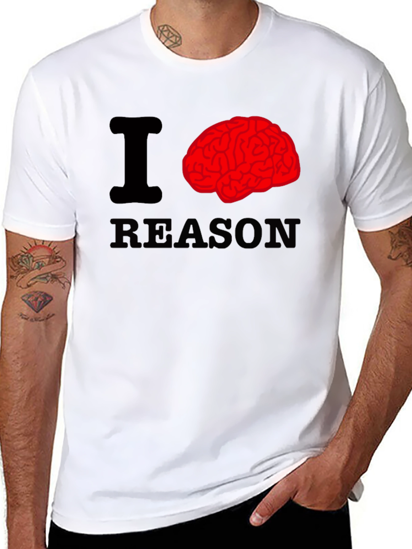 I Brain Reason T-Shirt - Express Your Intellect!