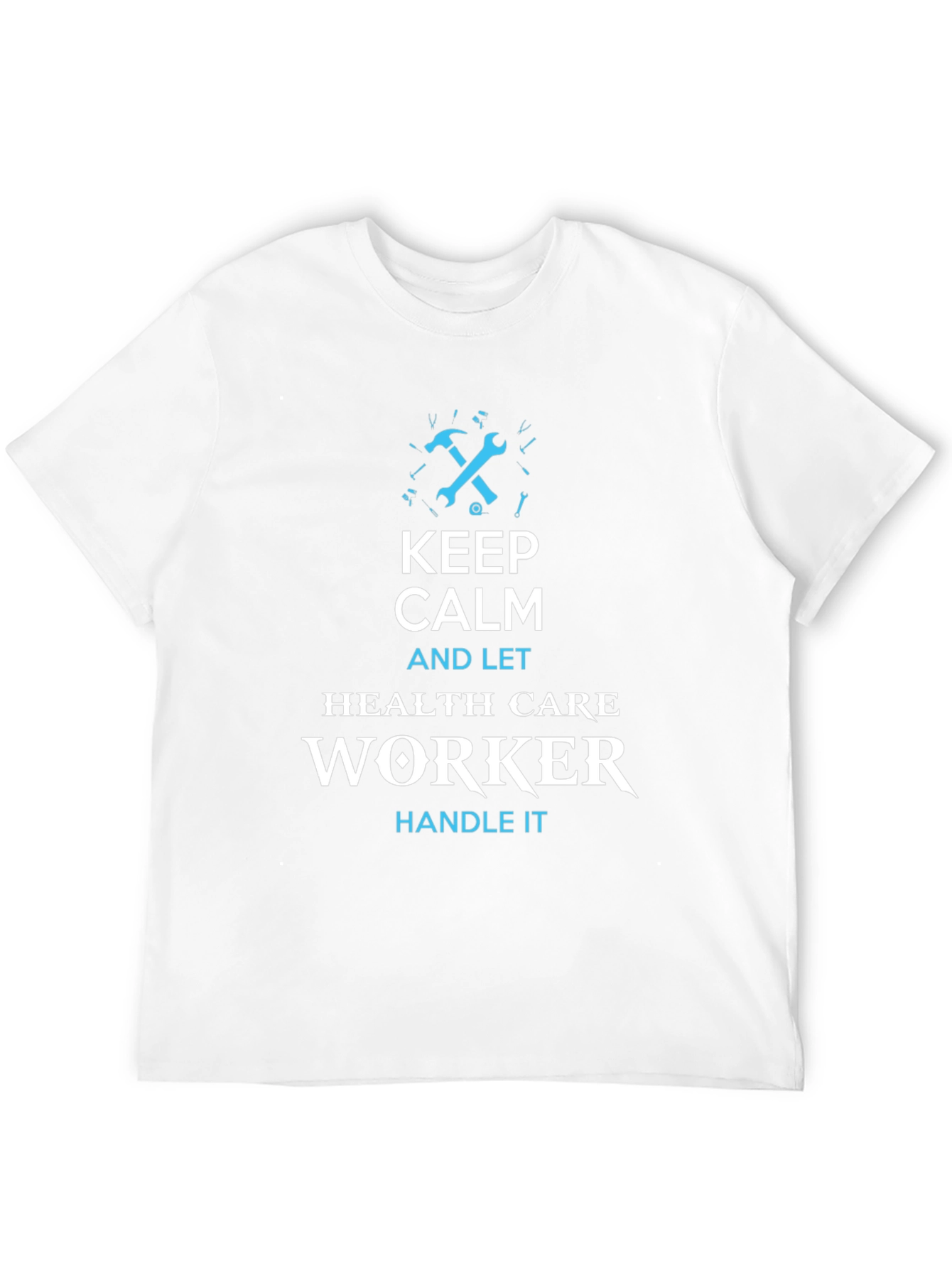 Keep Calm Health Care Worker Graphic T-Shirt