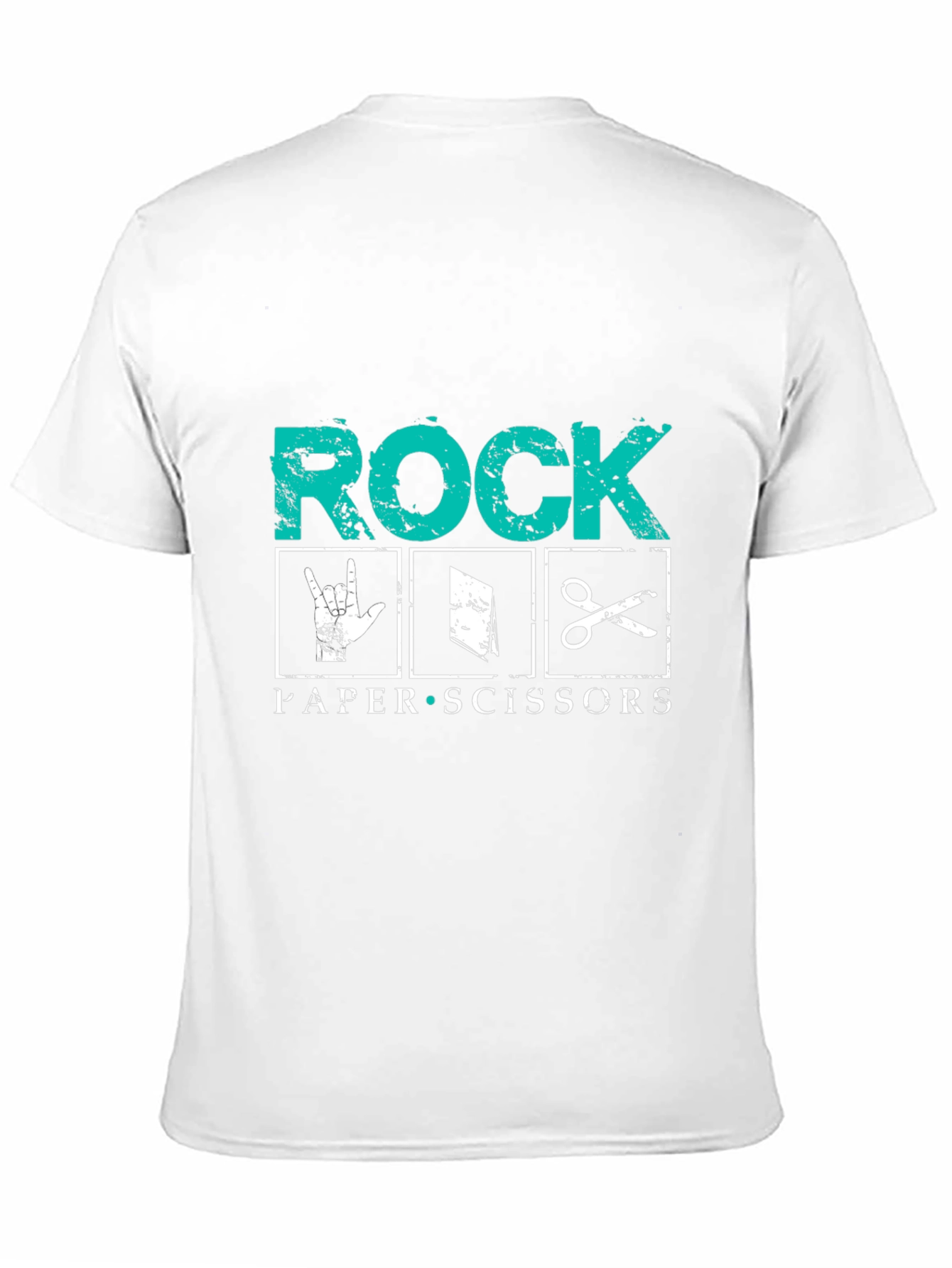Rock Paper Scissors Graphic T-Shirt