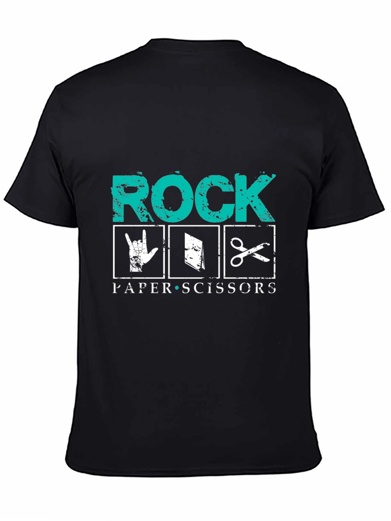 Rock Paper Scissors Graphic T-Shirt