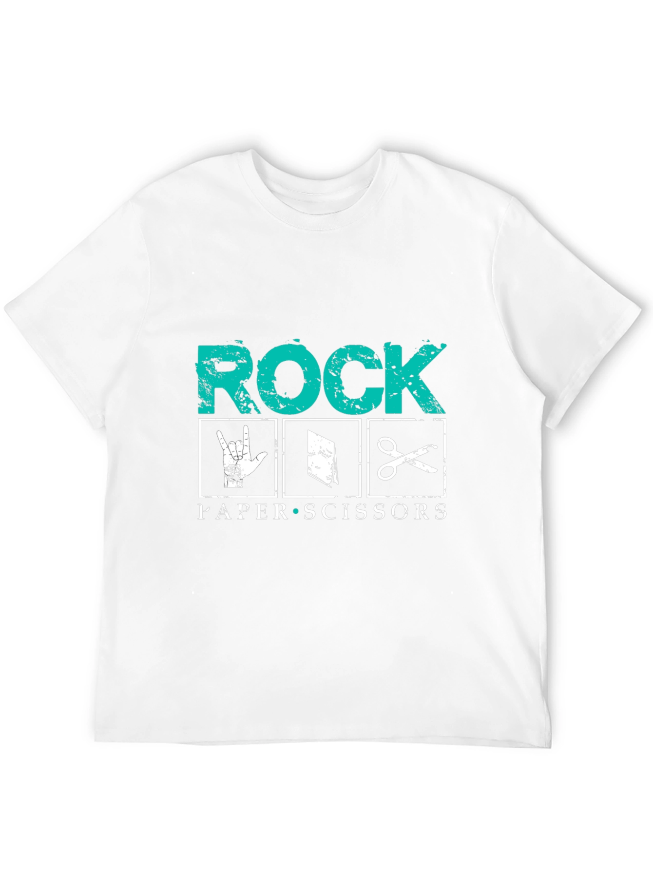 Rock Paper Scissors Graphic T-Shirt
