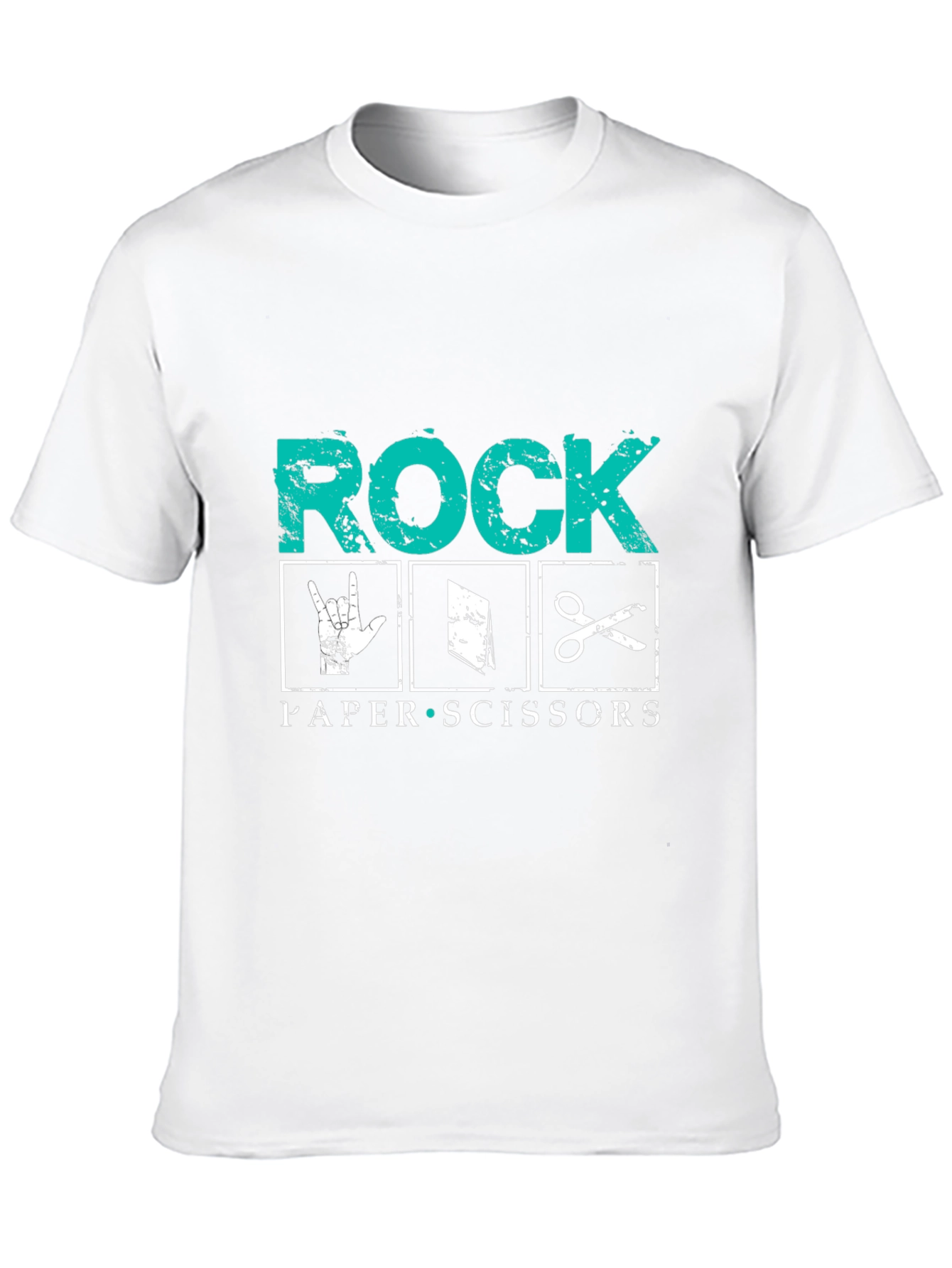Rock Paper Scissors Graphic T-Shirt
