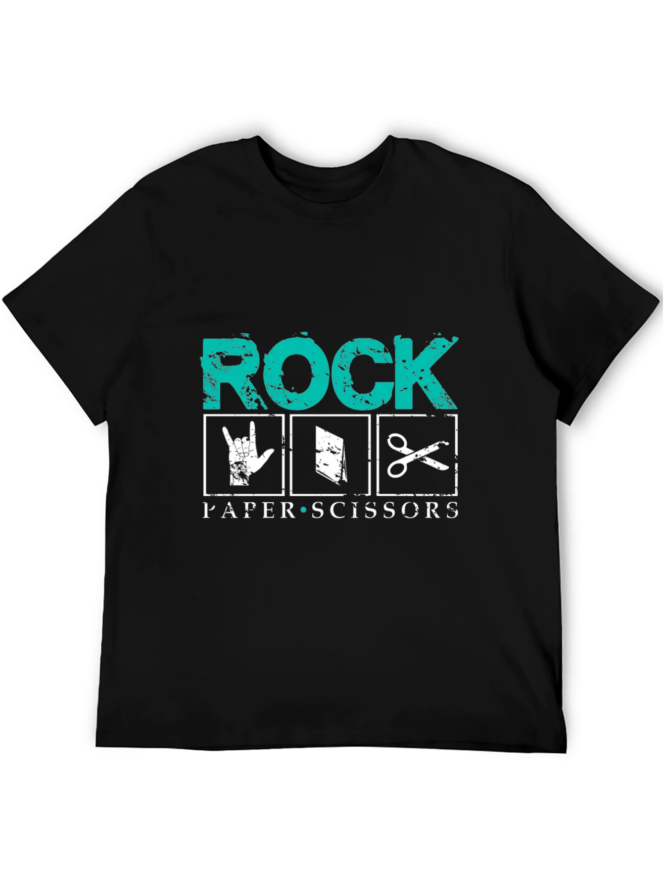 Rock Paper Scissors Graphic T-Shirt