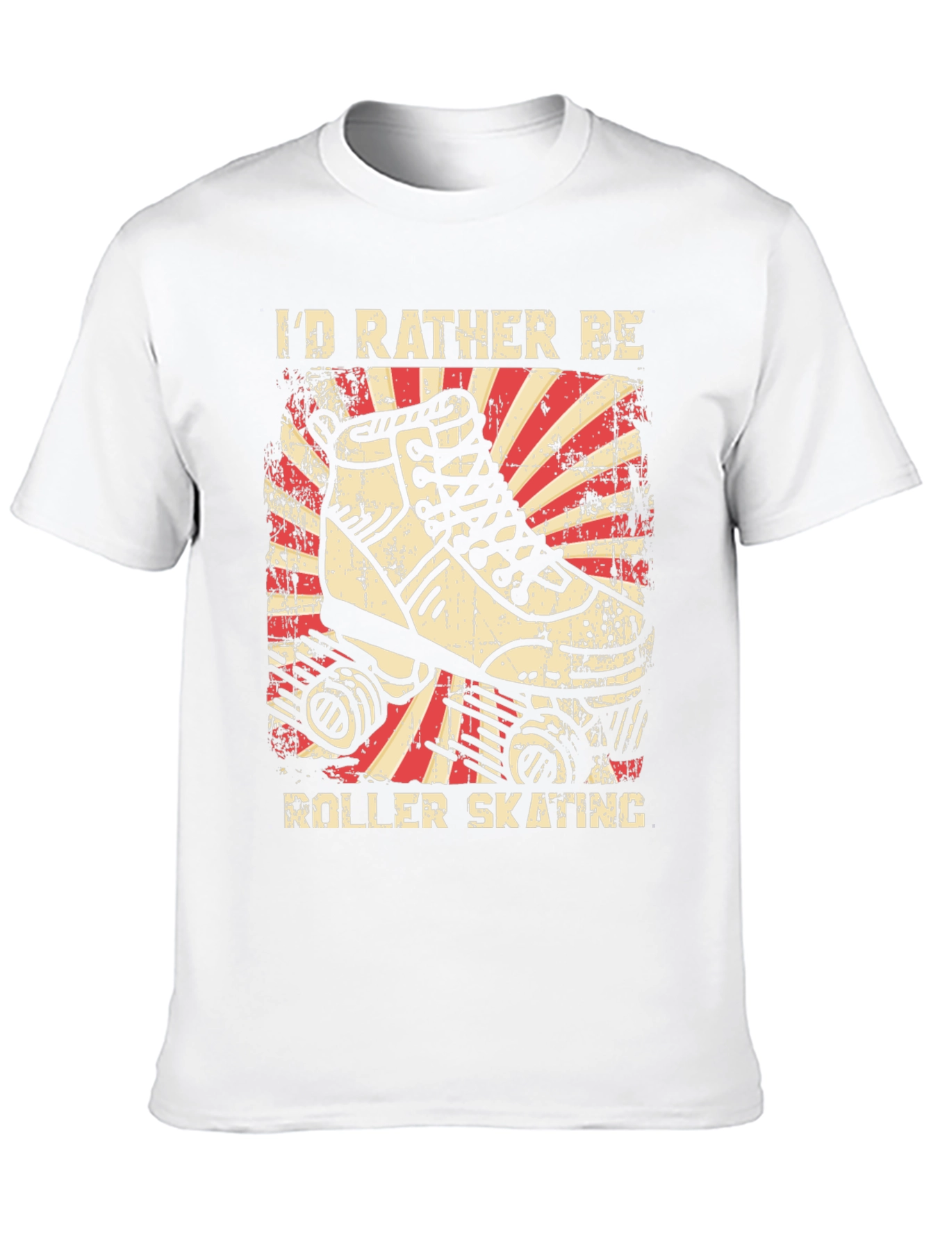 Roller Skating T-Shirt - Id Rather Be Skating!