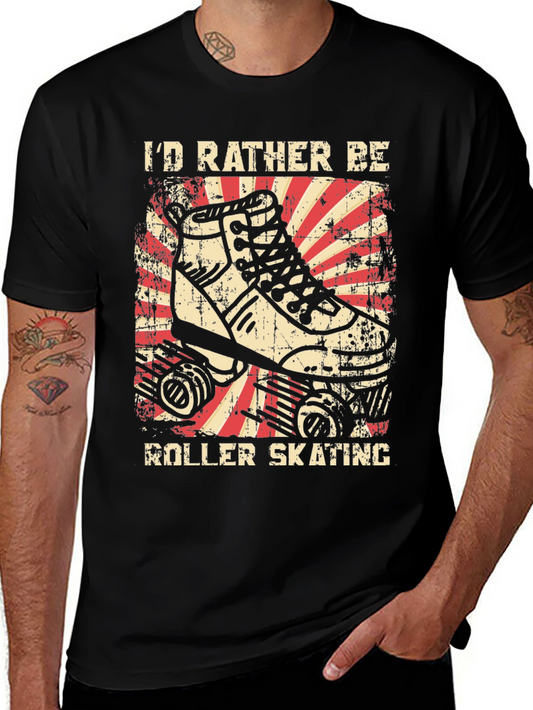 Roller Skating T-Shirt - Id Rather Be Skating!