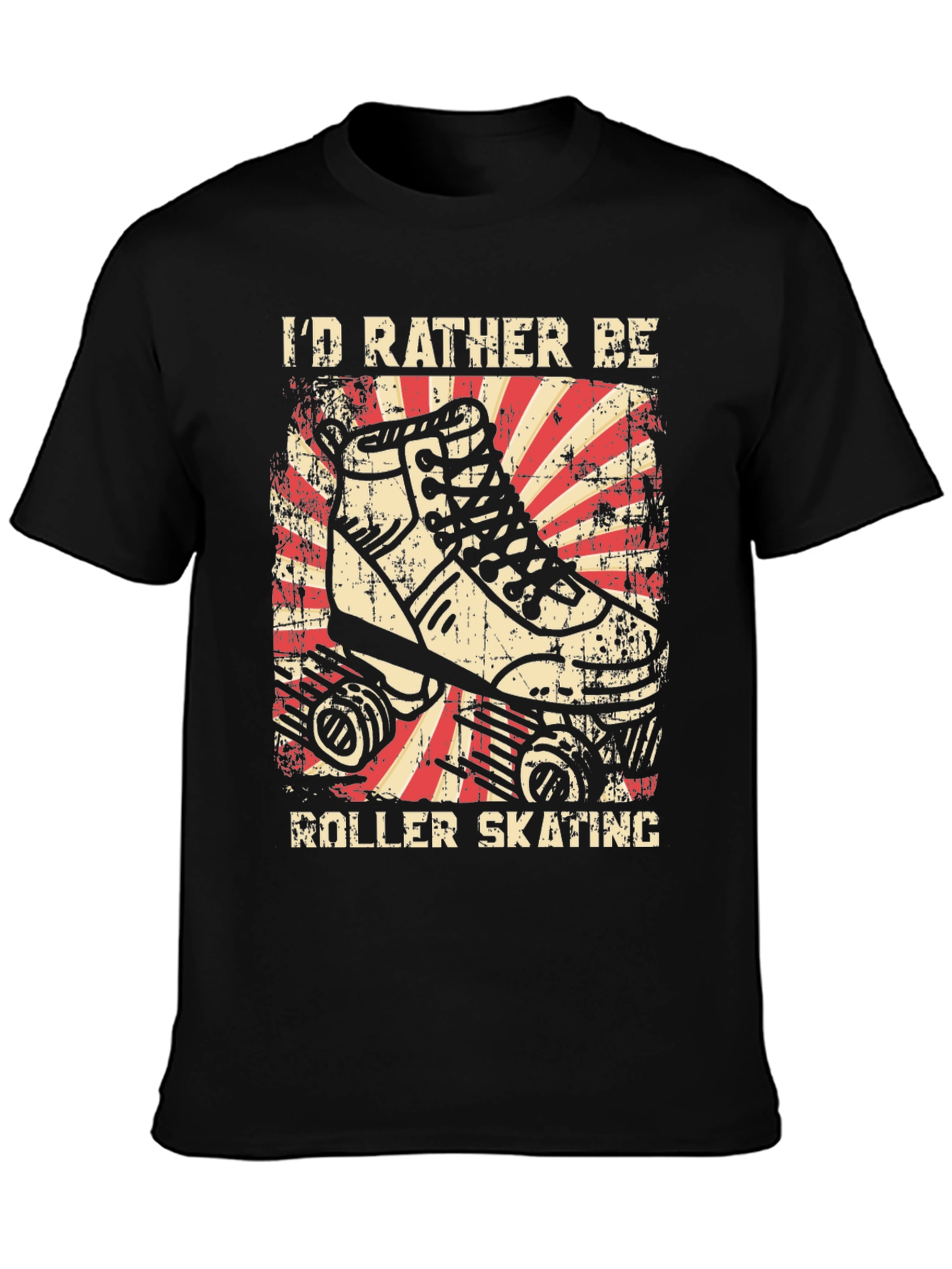 Roller Skating T-Shirt - Id Rather Be Skating!