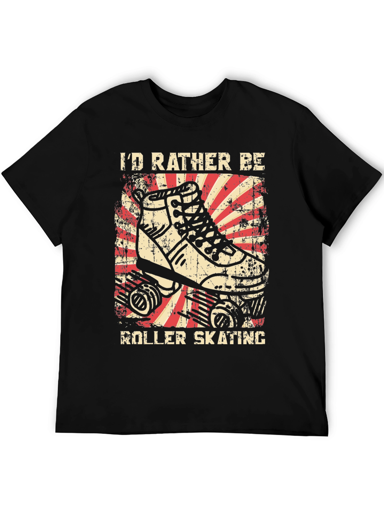 Roller Skating T-Shirt - Id Rather Be Skating!