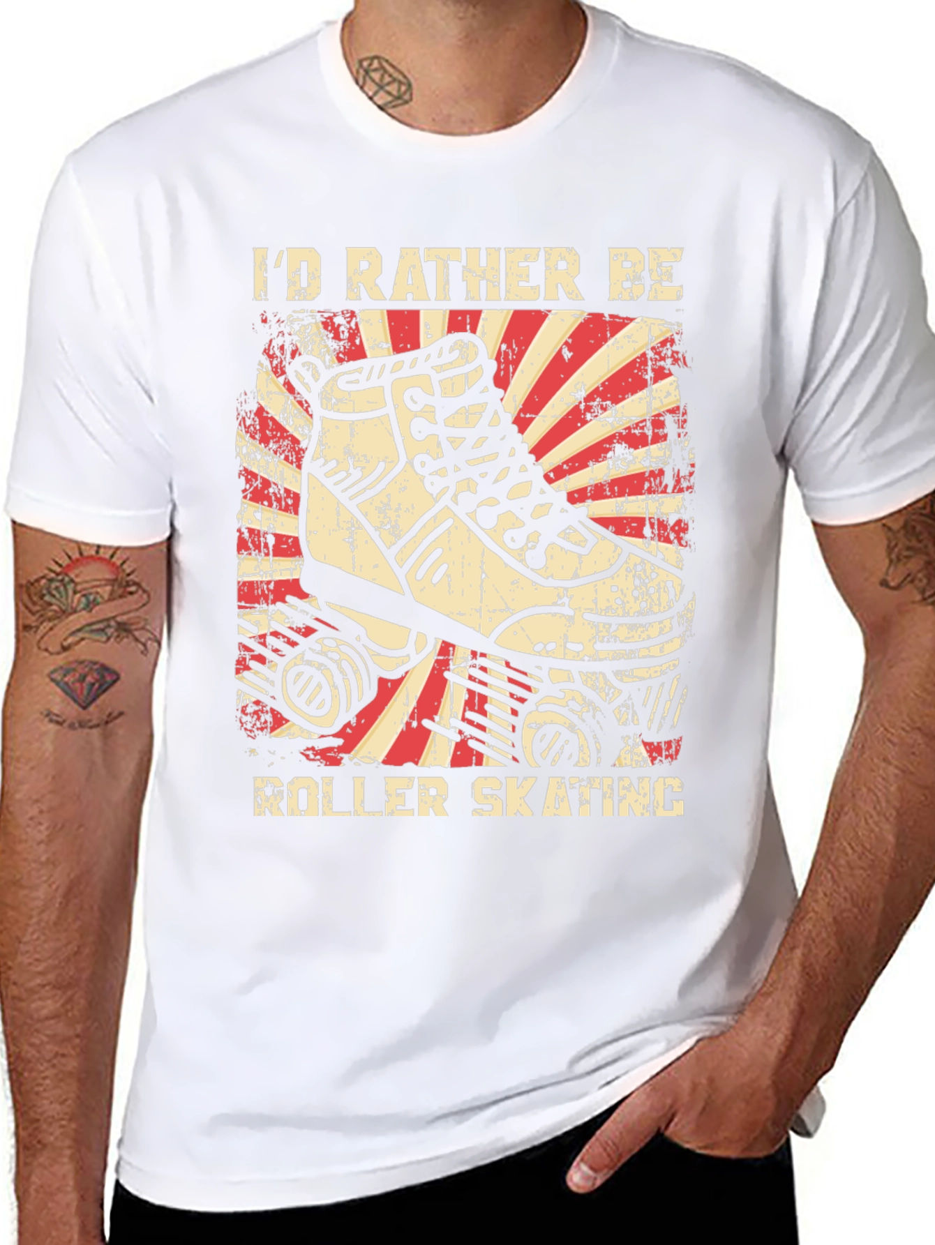 Roller Skating T-Shirt - Id Rather Be Skating!