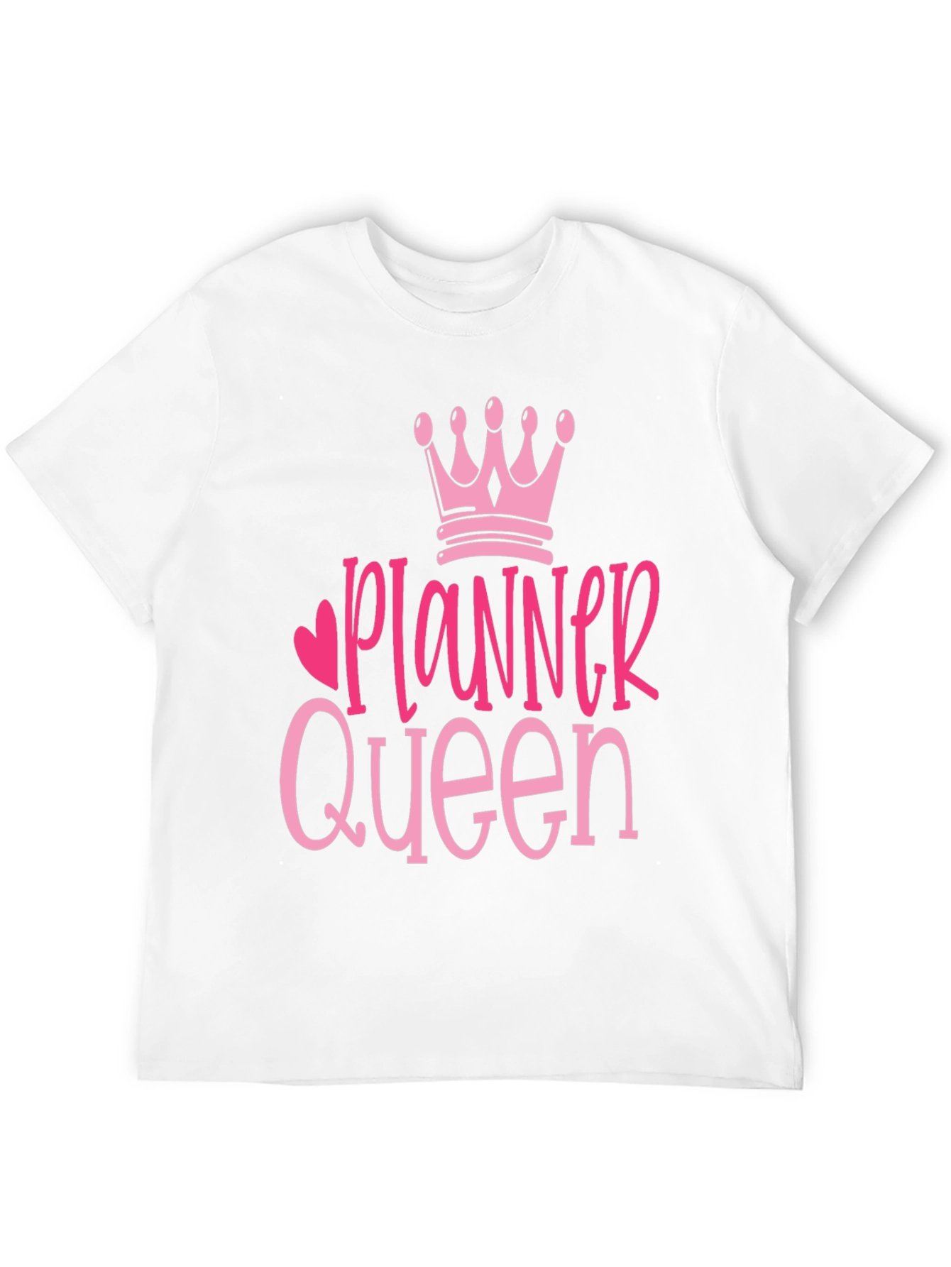 Planner Queen Graphic Tee - Black Cotton T-Shirt