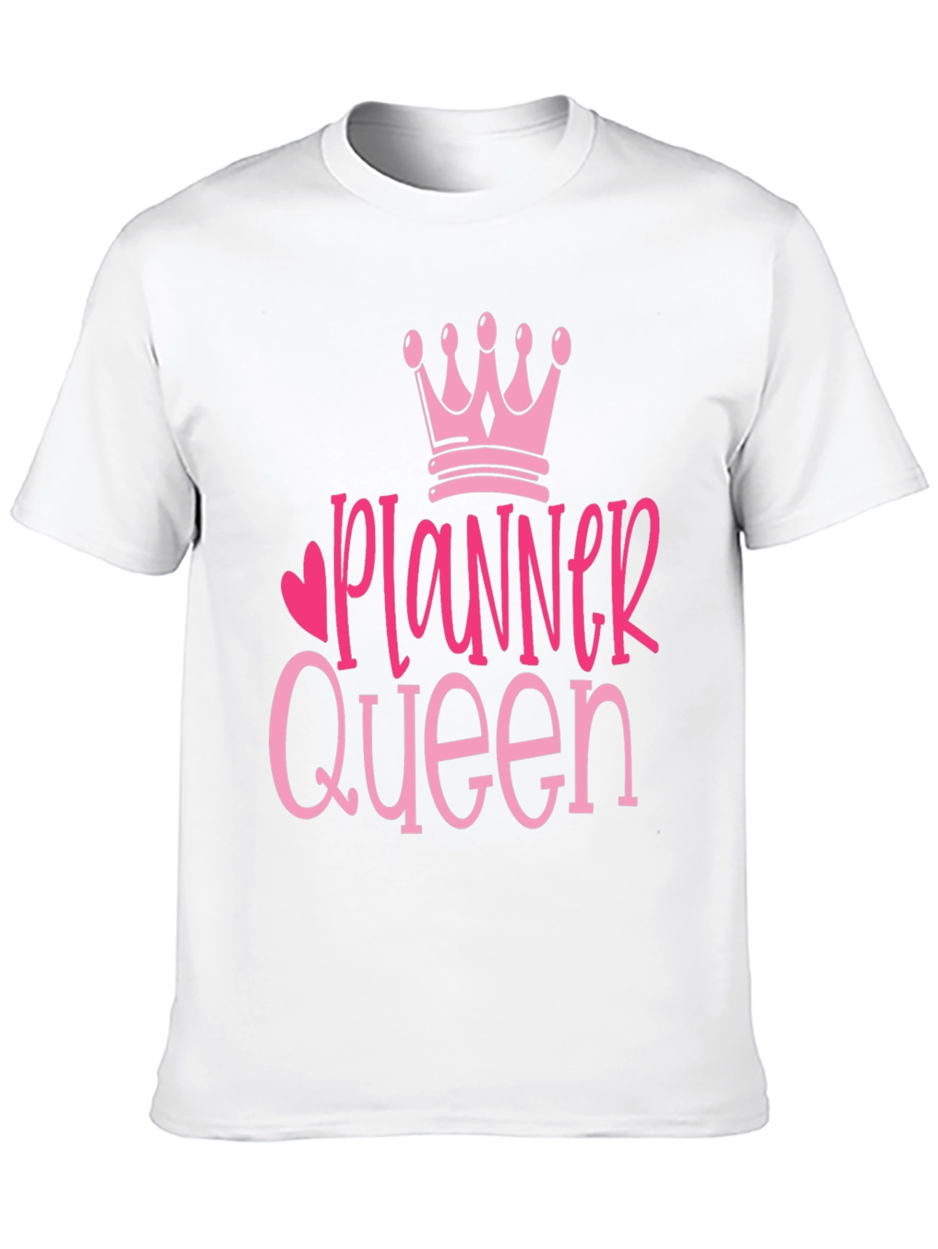 Planner Queen Graphic Tee - Black Cotton T-Shirt