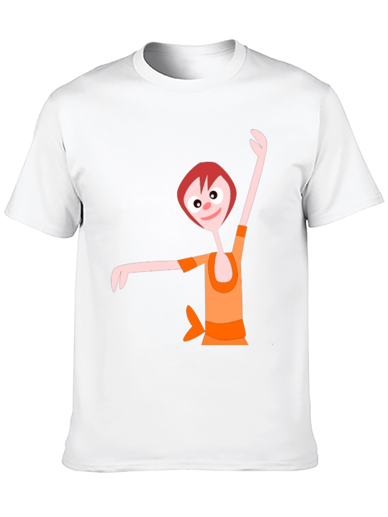Fun Cartoon Graphic Black T-Shirt