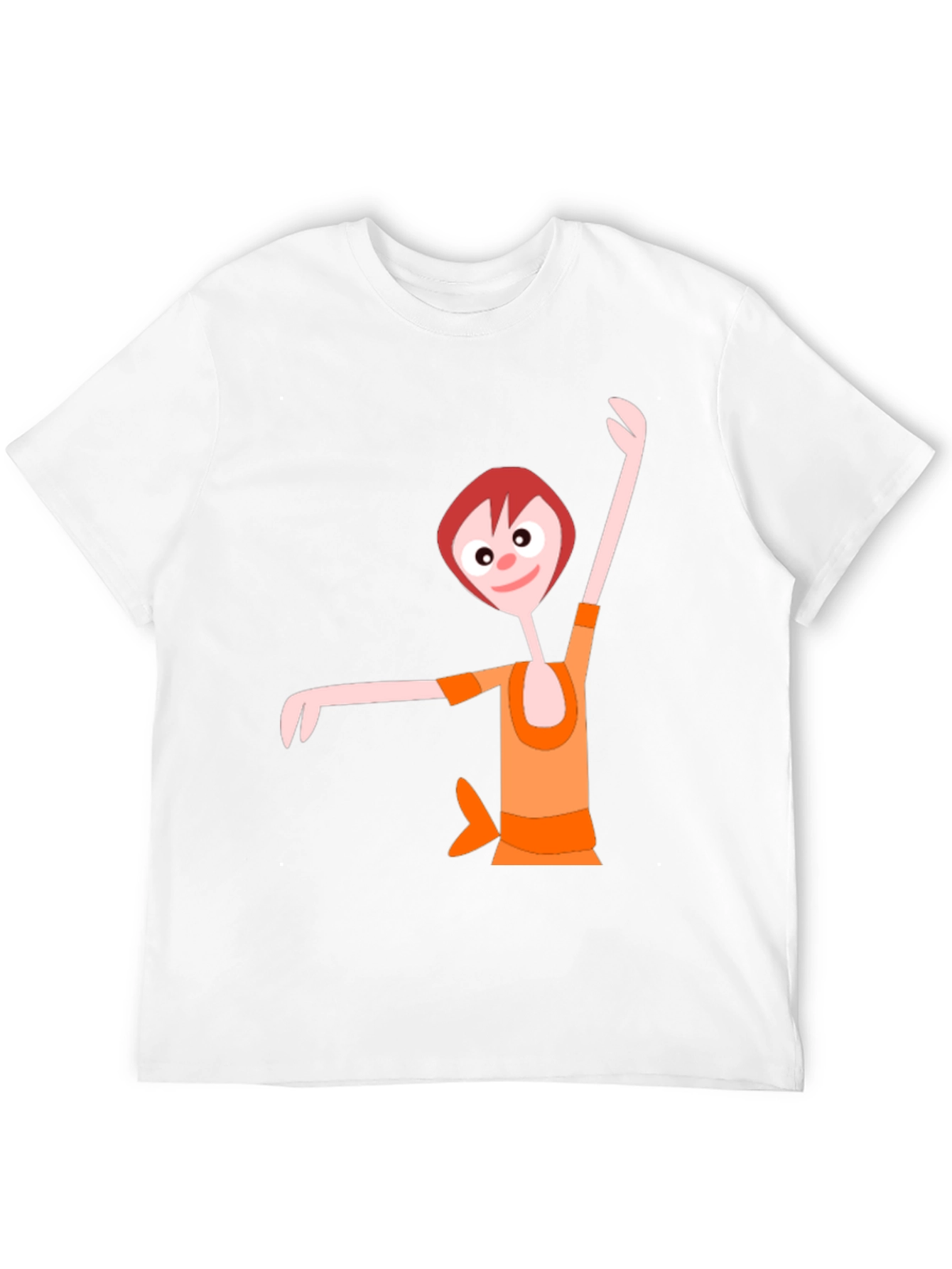 Fun Cartoon Graphic Black T-Shirt