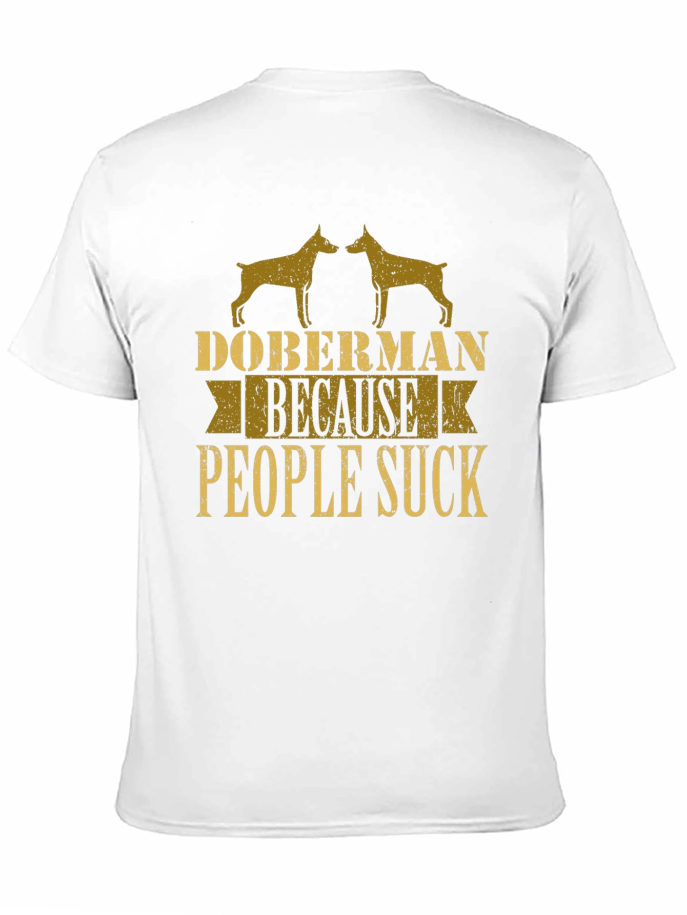 Doberman People Suck Graphic Tee