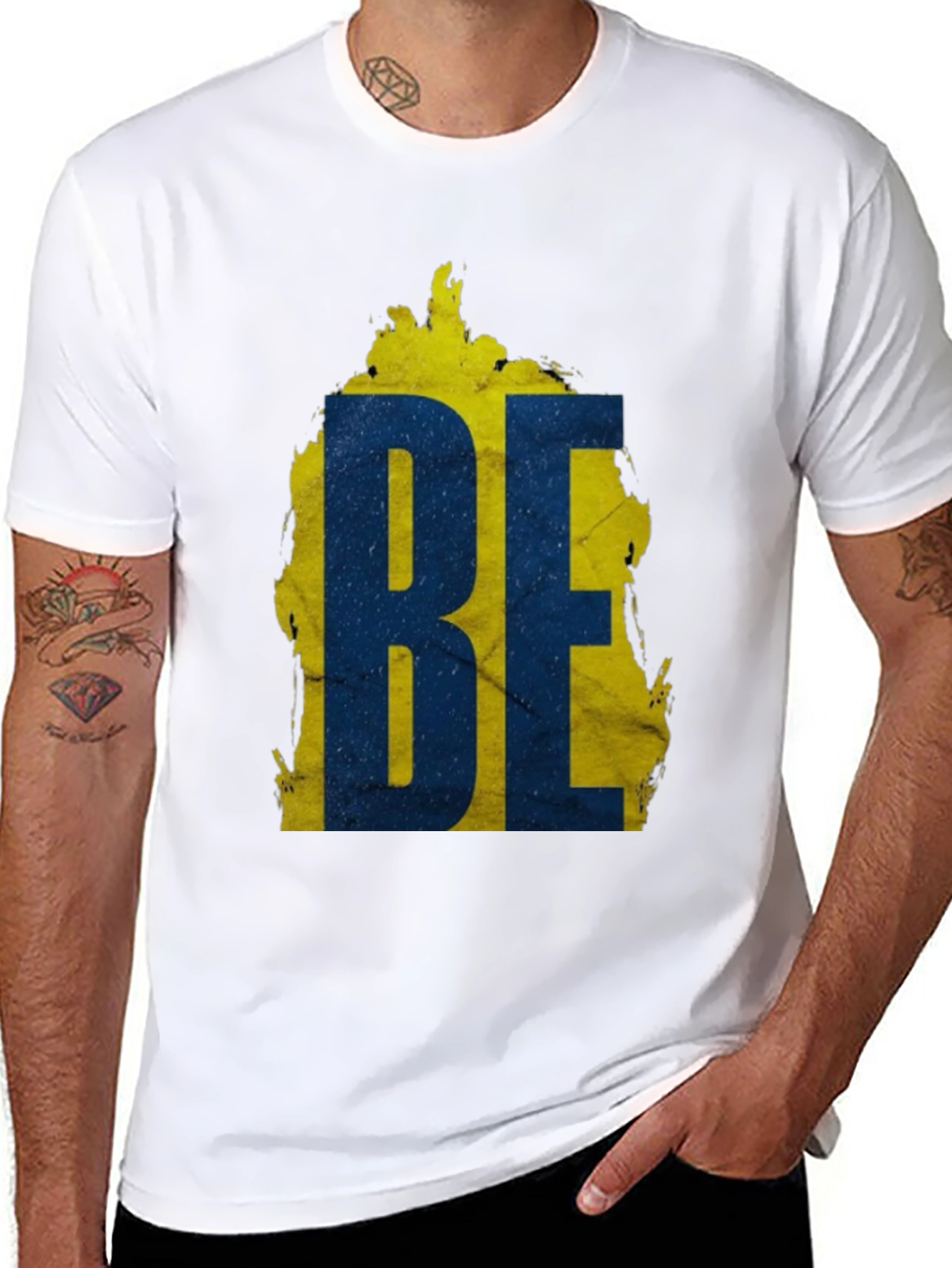 Bold BE Graphic Tee - Sweden Inspired Design