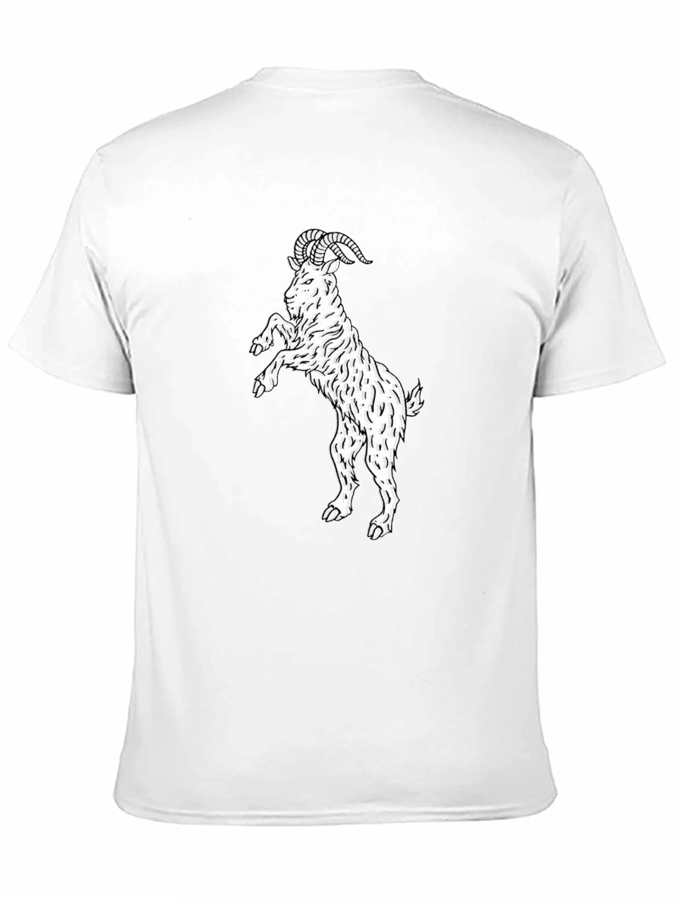Black Goat Graphic Tee - Stand Out Style