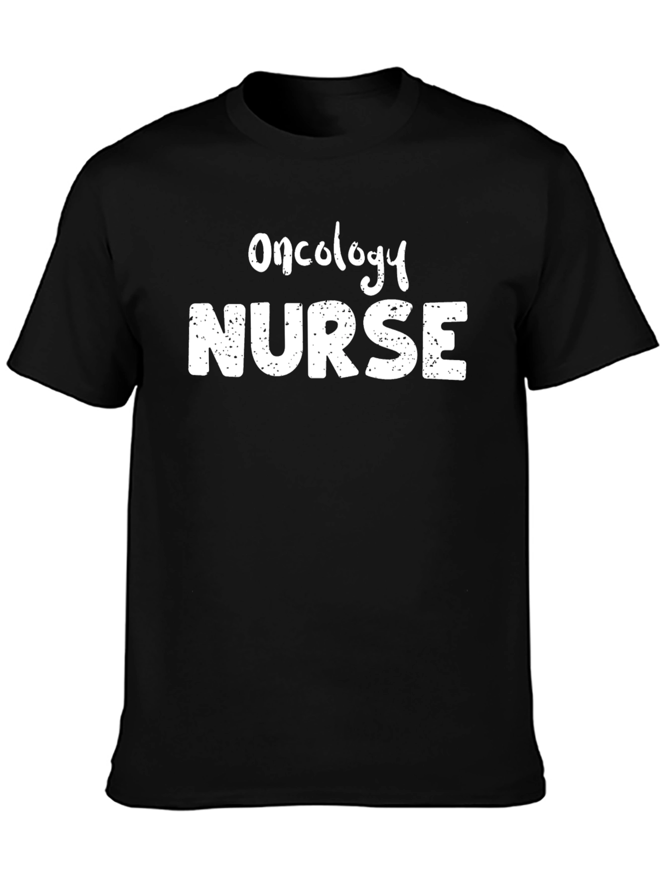 Oncology Nurse T-Shirt - Black Cotton Tee