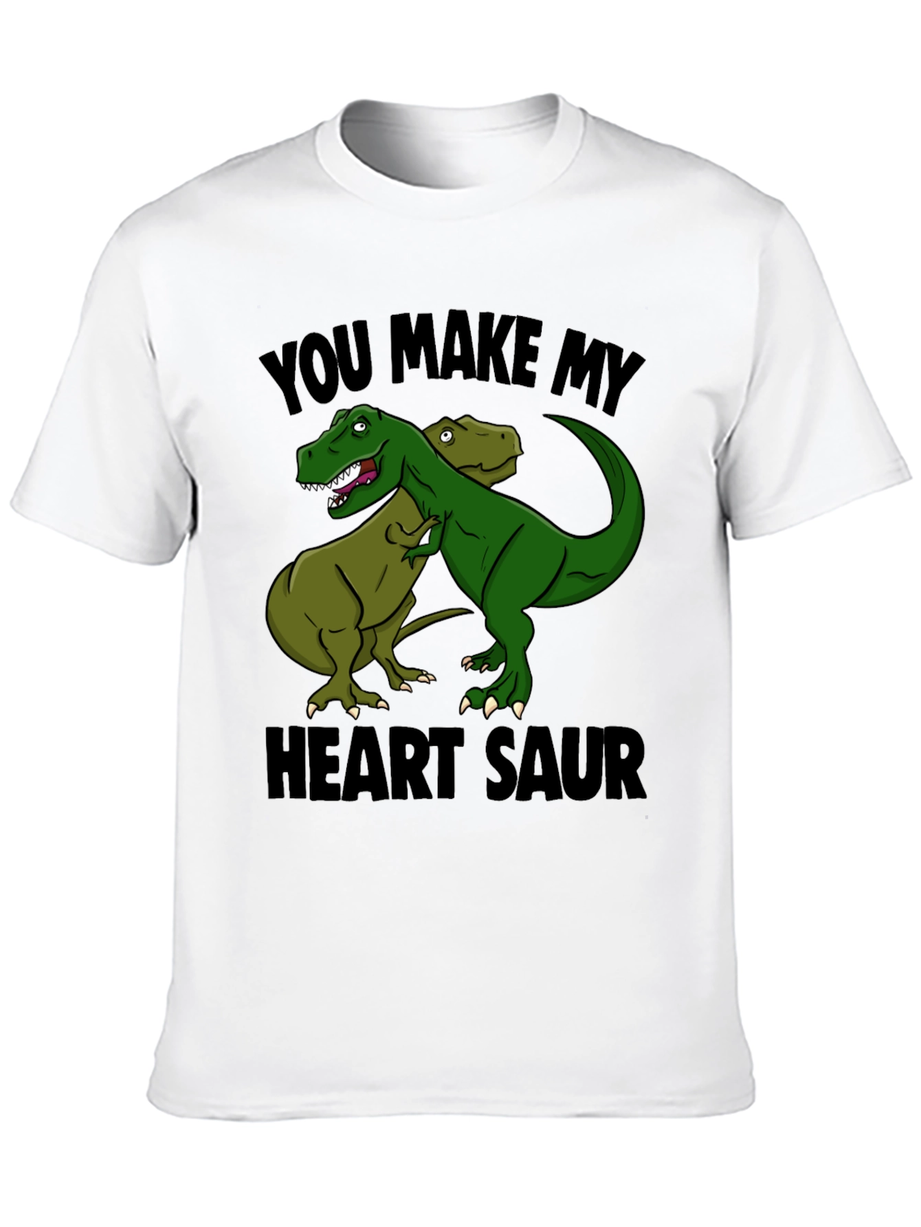 Heart Saur T-Shirt - Dinosaur Love Tee