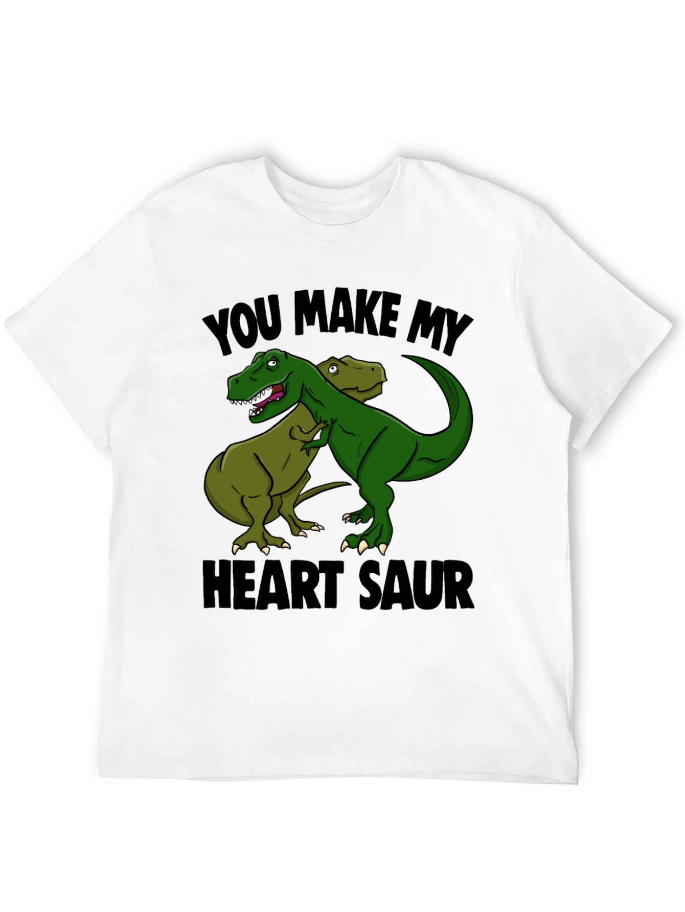 Heart Saur T-Shirt - Dinosaur Love Tee