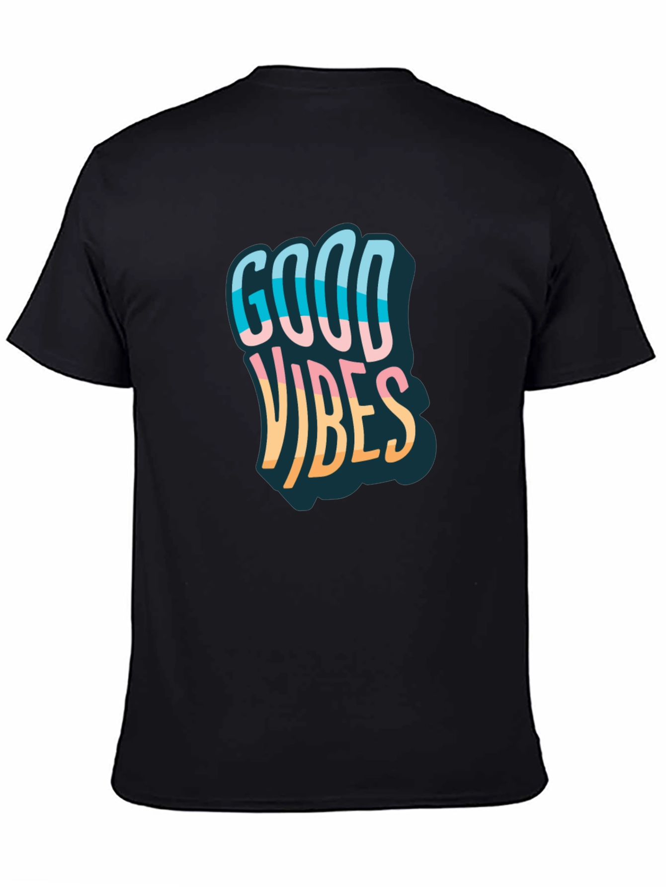 Good Vibes Graphic Tee - Mens Black T-Shirt
