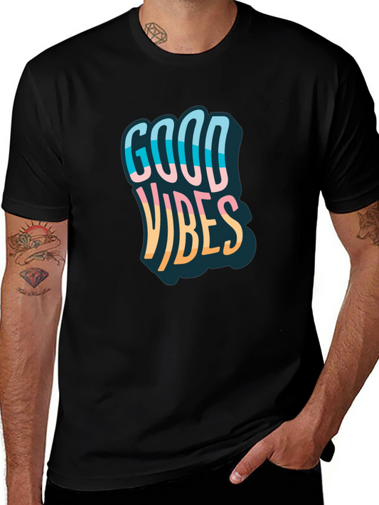 Good Vibes Graphic Tee - Mens Black T-Shirt