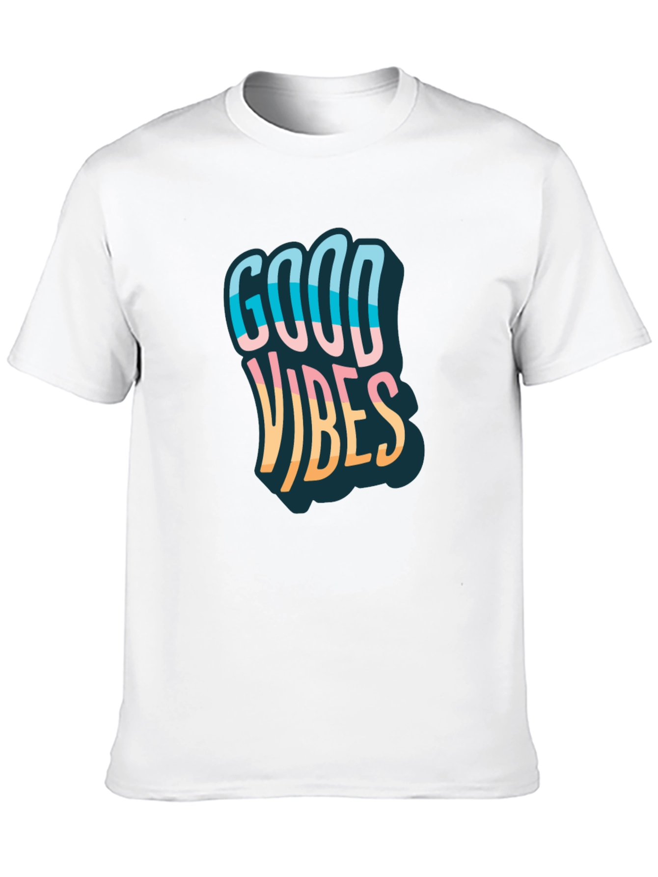 Good Vibes Graphic Tee - Mens Black T-Shirt
