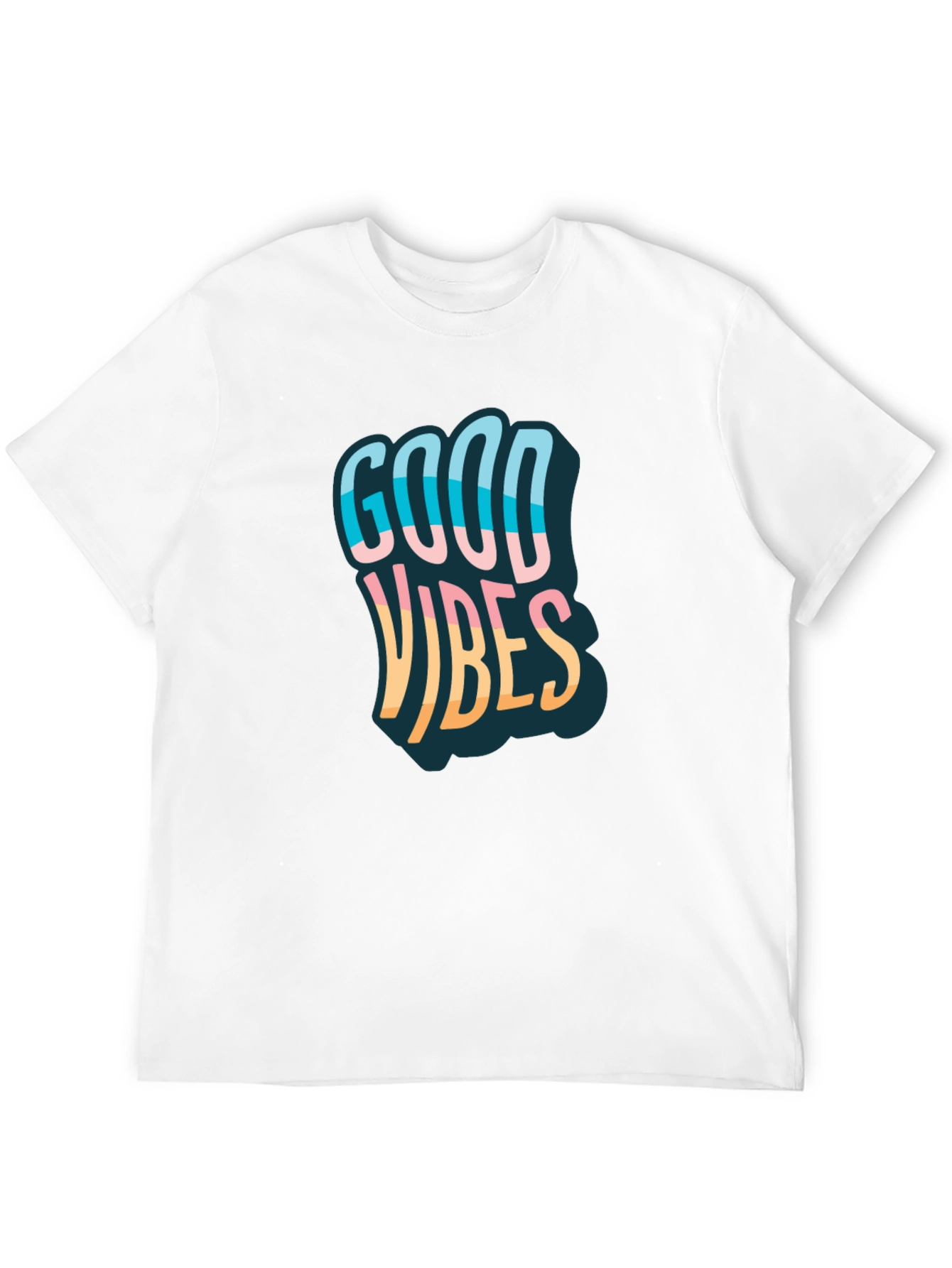 Good Vibes Graphic Tee - Mens Black T-Shirt