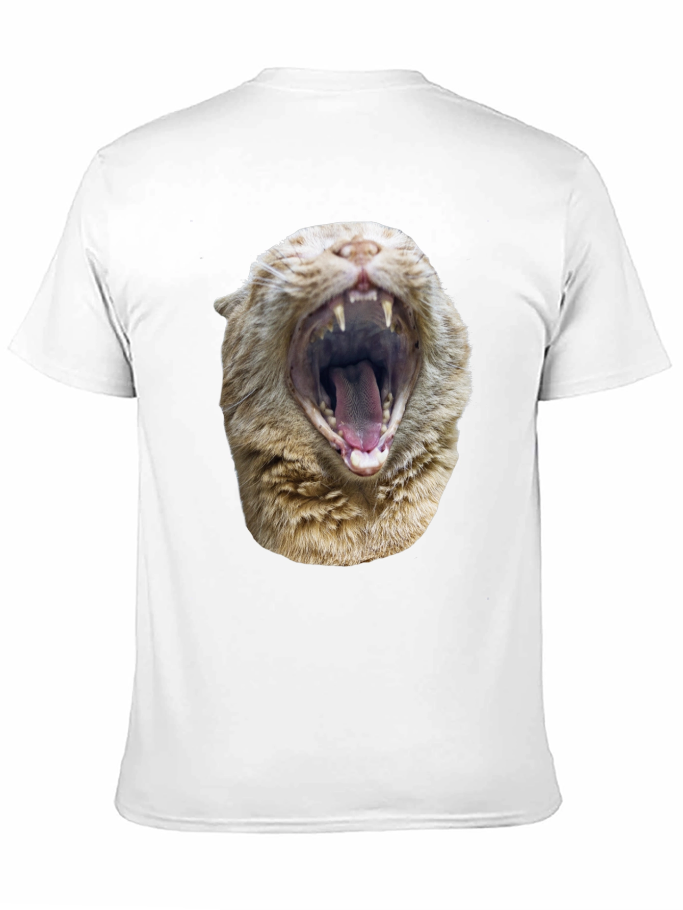 Roaring Cat Graphic Tee - Black Cotton Comfort