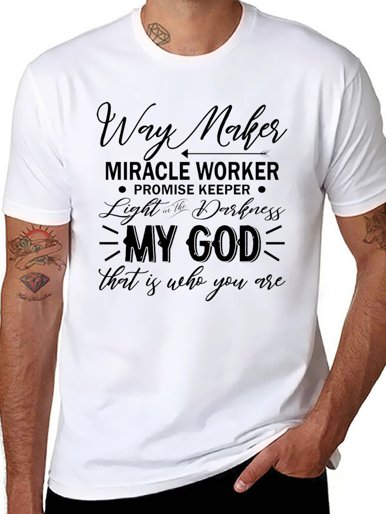 Way Maker Miracle Worker Christian T-Shirt