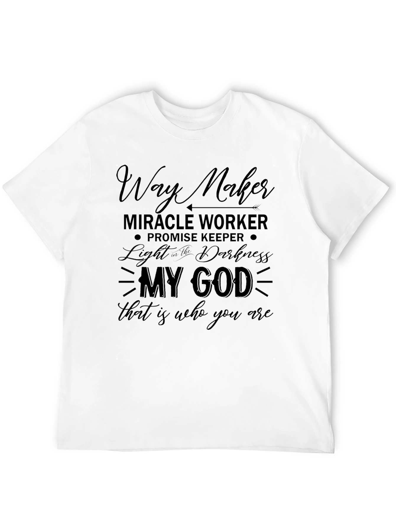 Way Maker Miracle Worker Christian T-Shirt