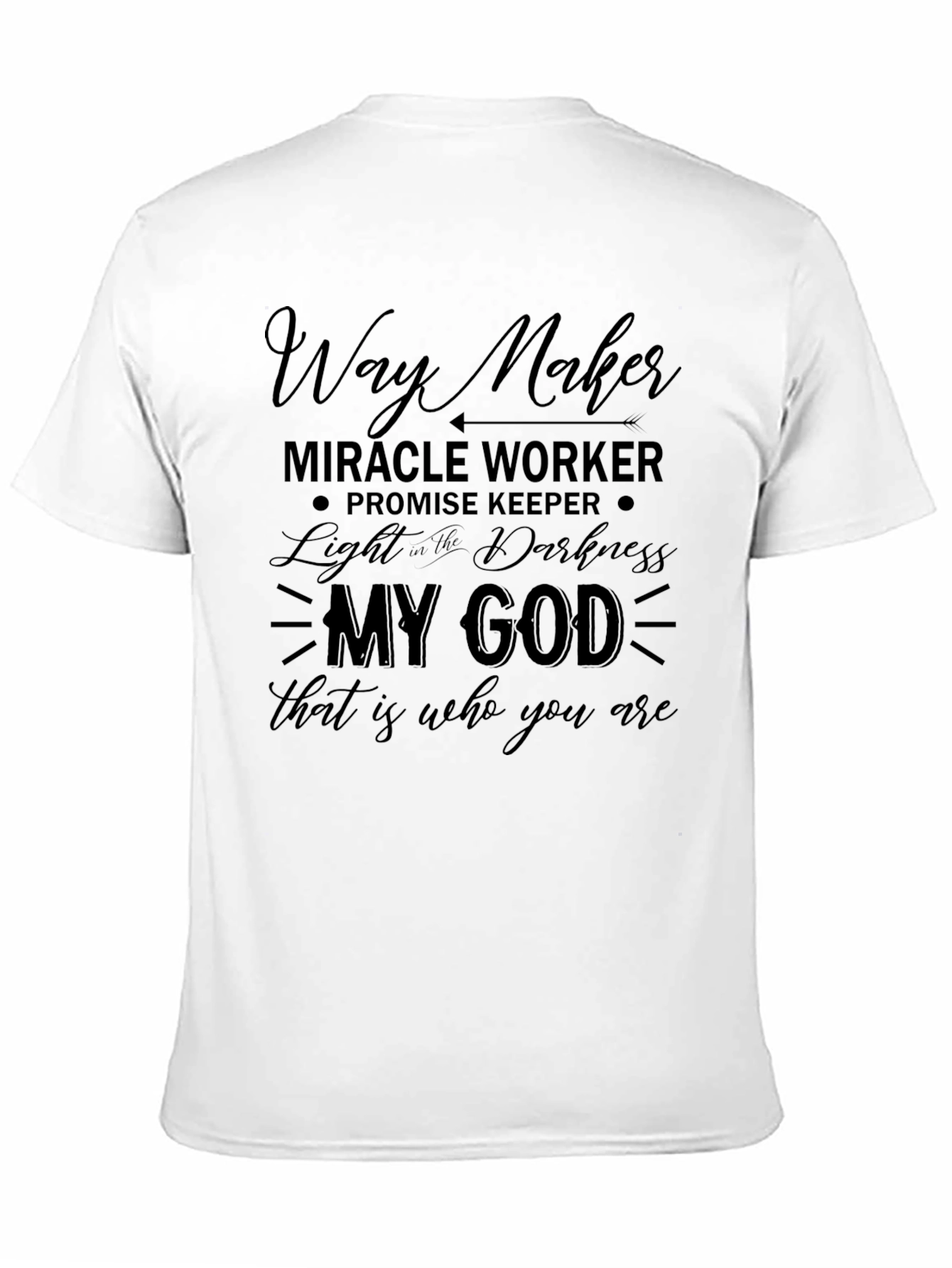 Way Maker Miracle Worker Christian T-Shirt