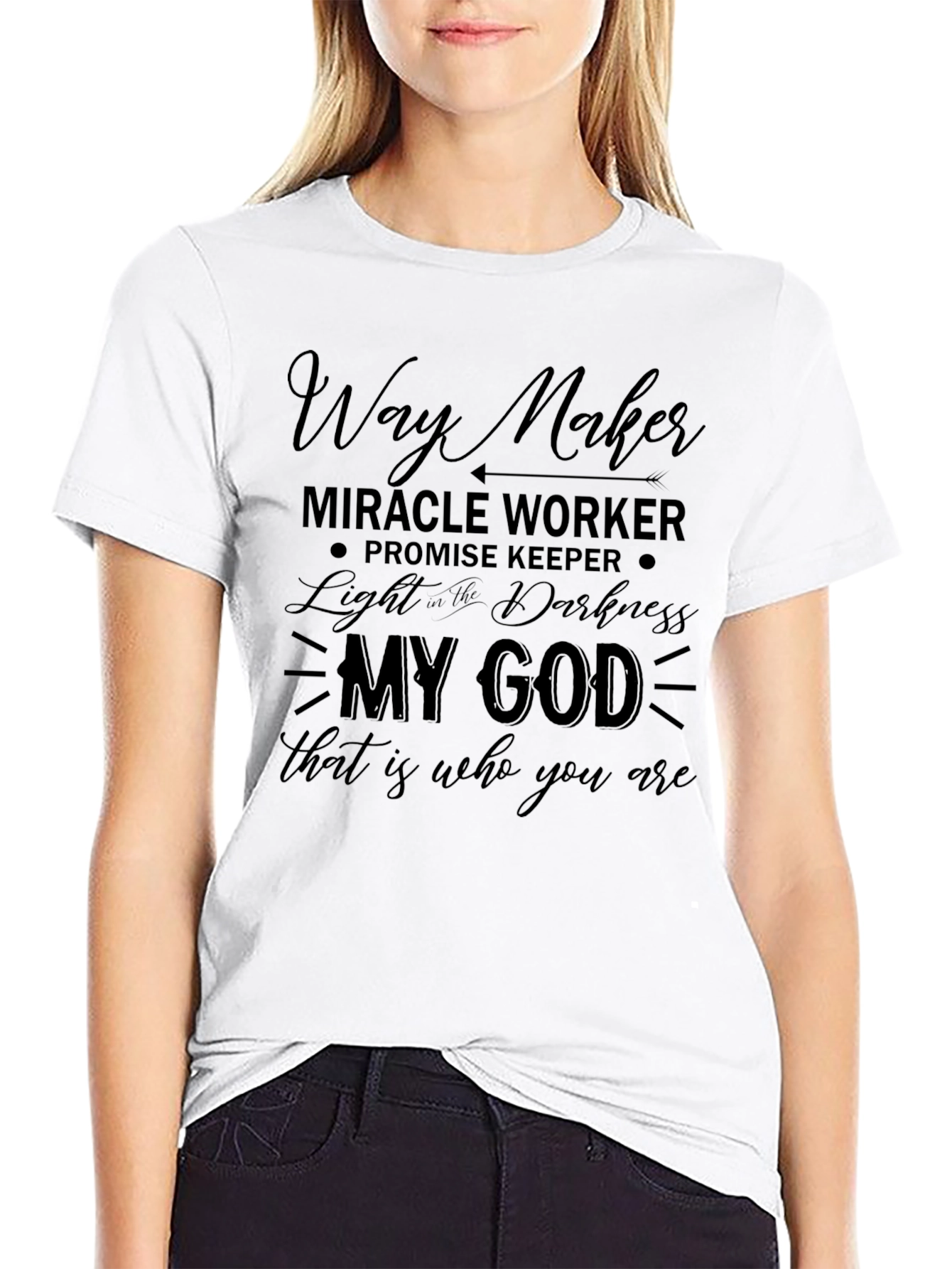 Way Maker Miracle Worker Christian T-Shirt