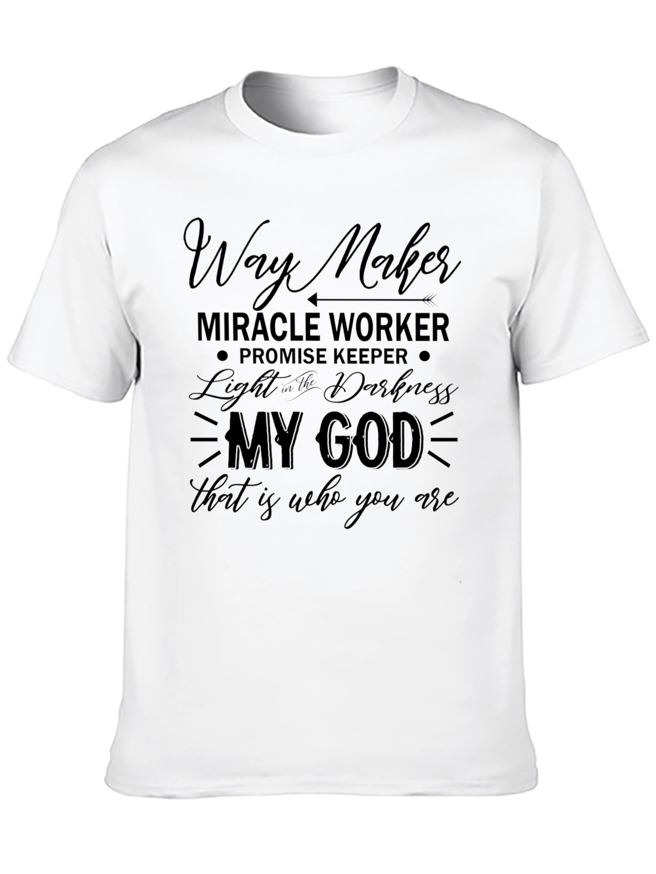 Way Maker Miracle Worker Christian T-Shirt