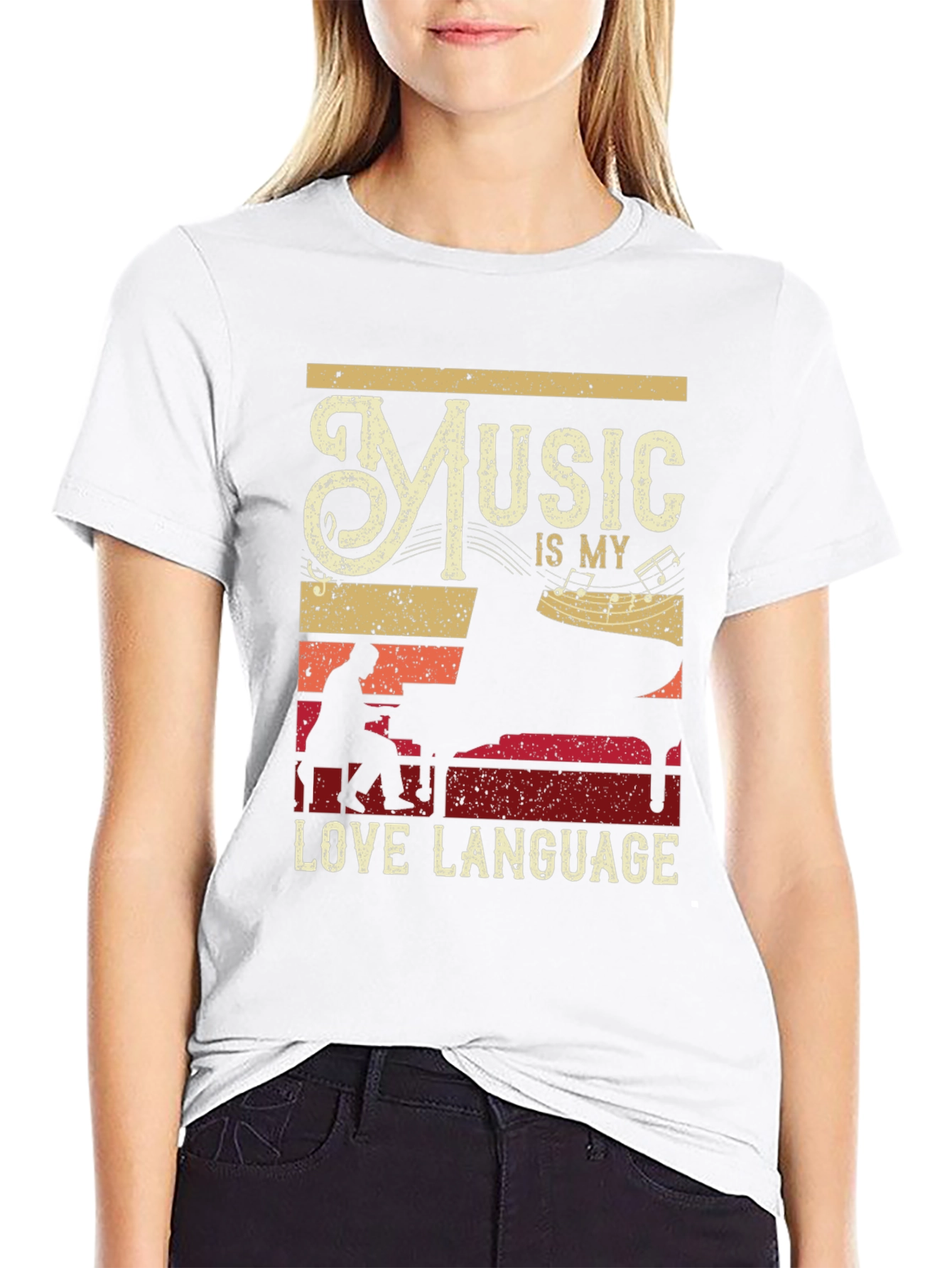 Music Is My Love Language Graphic Tee