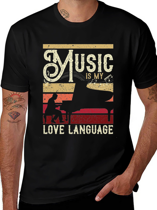 Music Is My Love Language Graphic Tee