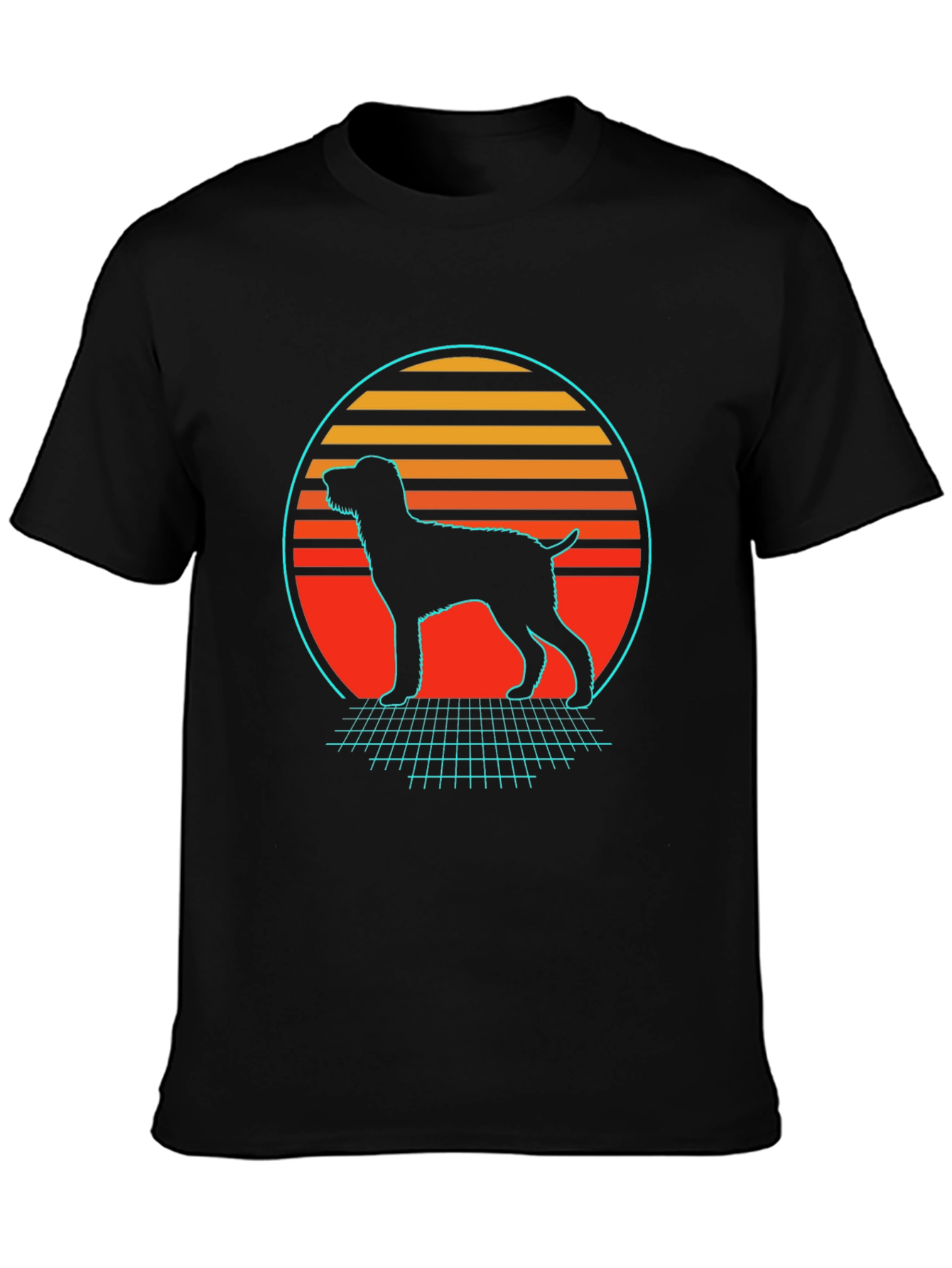 Retro Dog Silhouette T-Shirt