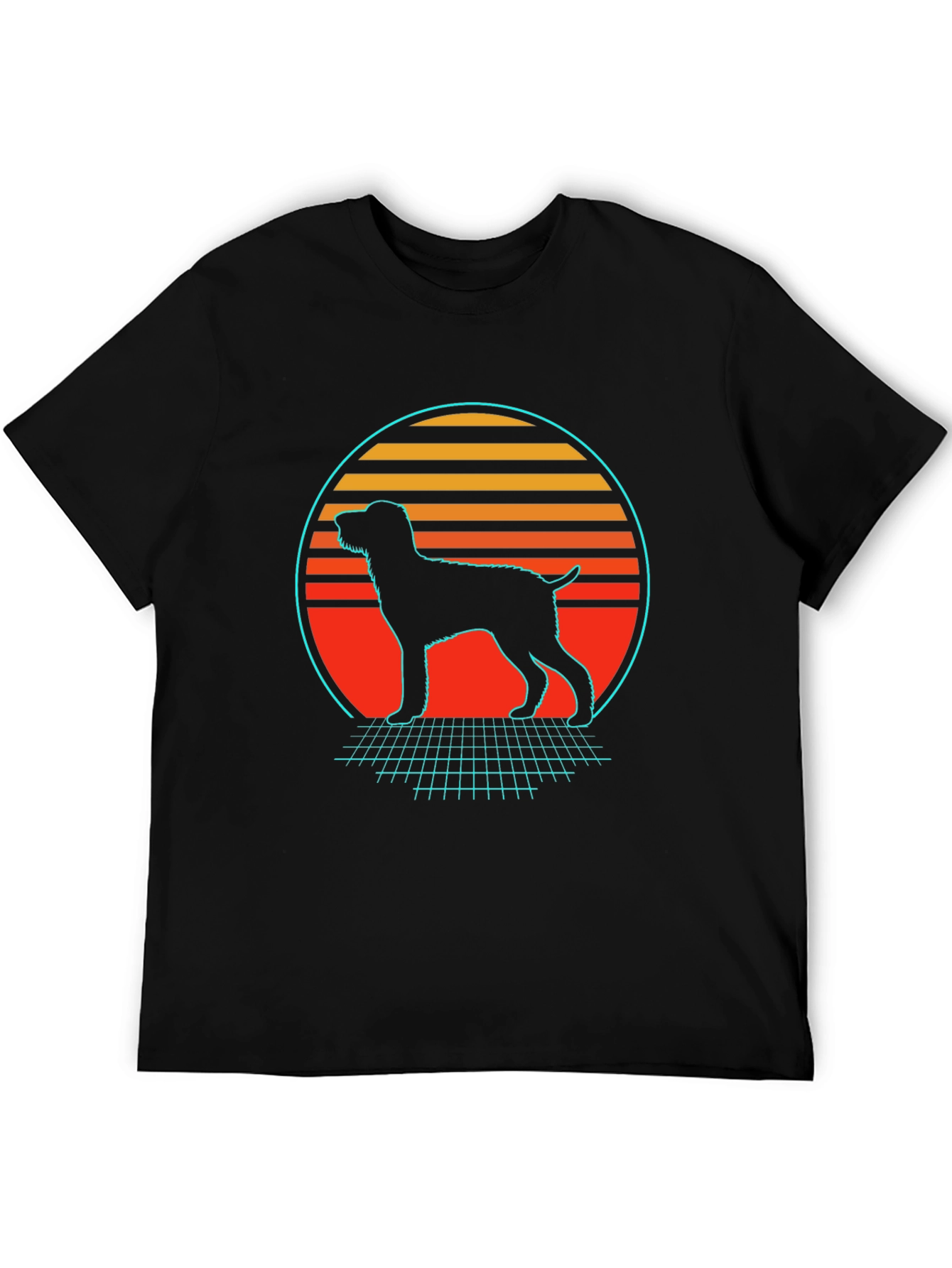Retro Dog Silhouette T-Shirt