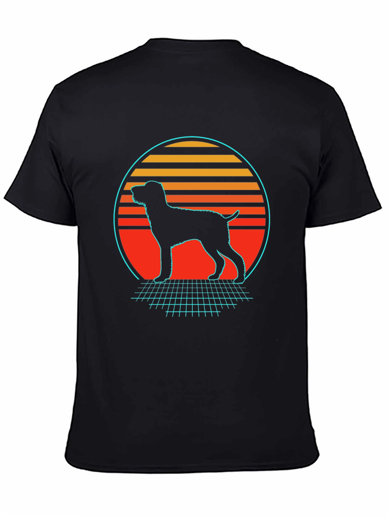 Retro Dog Silhouette T-Shirt
